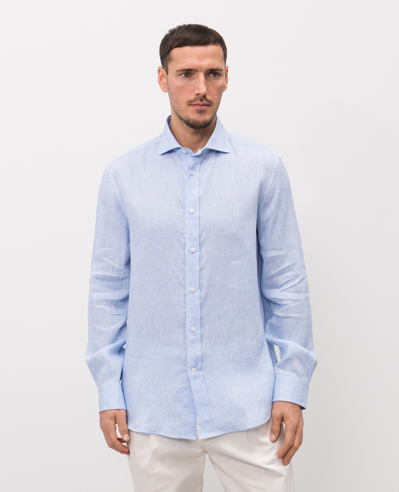 Blue linen shirt Brunello Cucinelli, Light blue
Blue linen shirt Brunello Cucinelli, Light blue