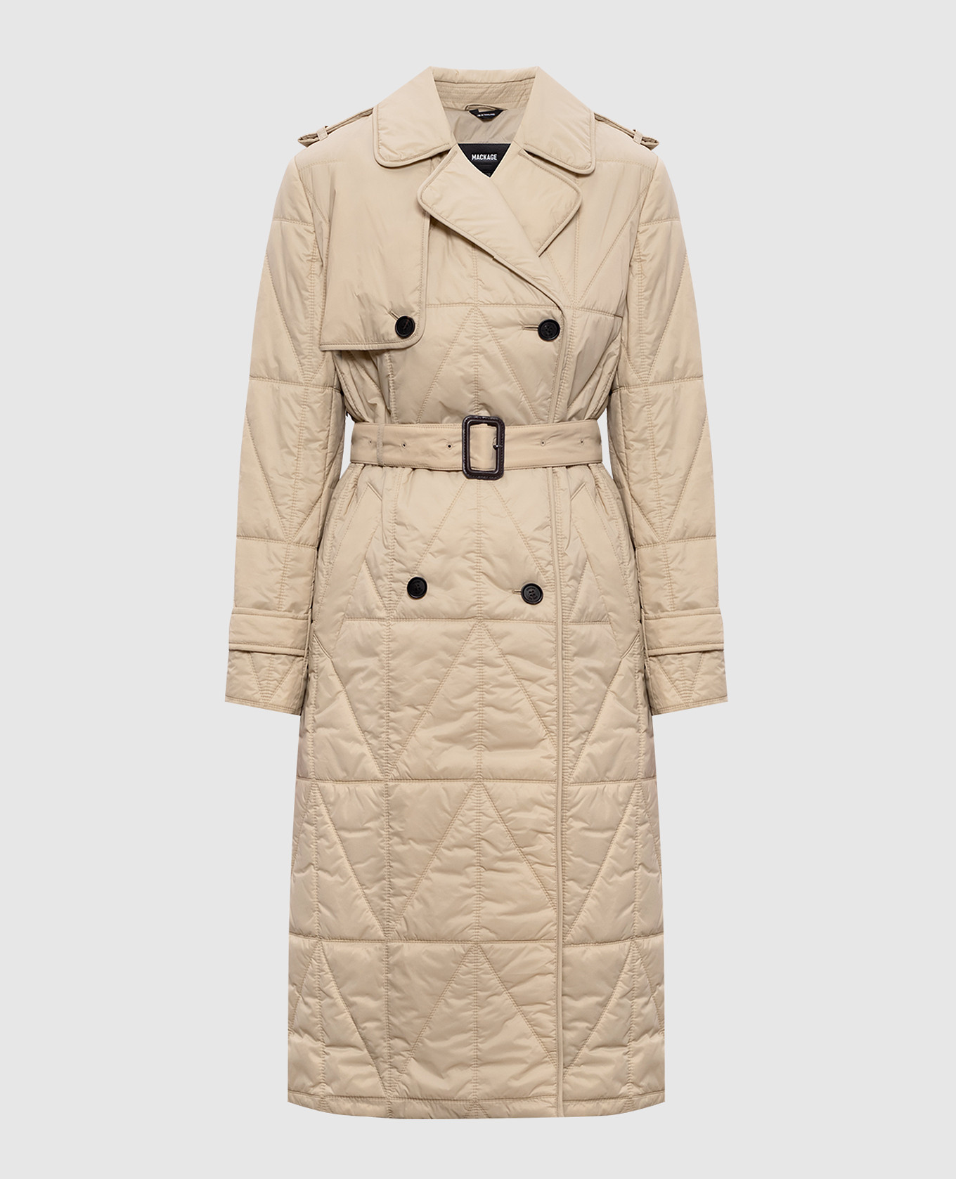 Mavis beige quilted trench coat Mackage
Mavis beige quilted trench coat Mackage