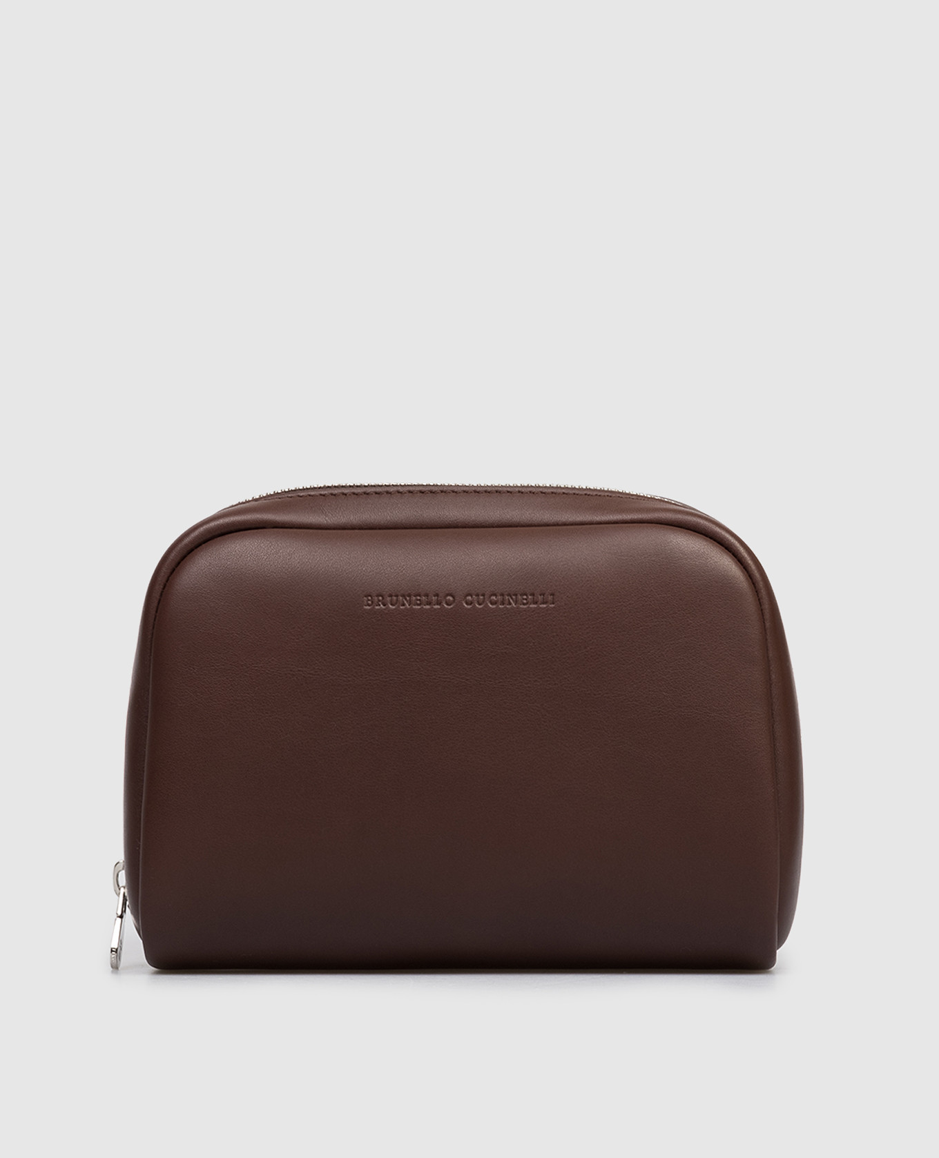 Brown leather toiletry bag with embossed logo Brunello Cucinelli
Brown leather toiletry bag with embossed logo Brunello Cucinelli