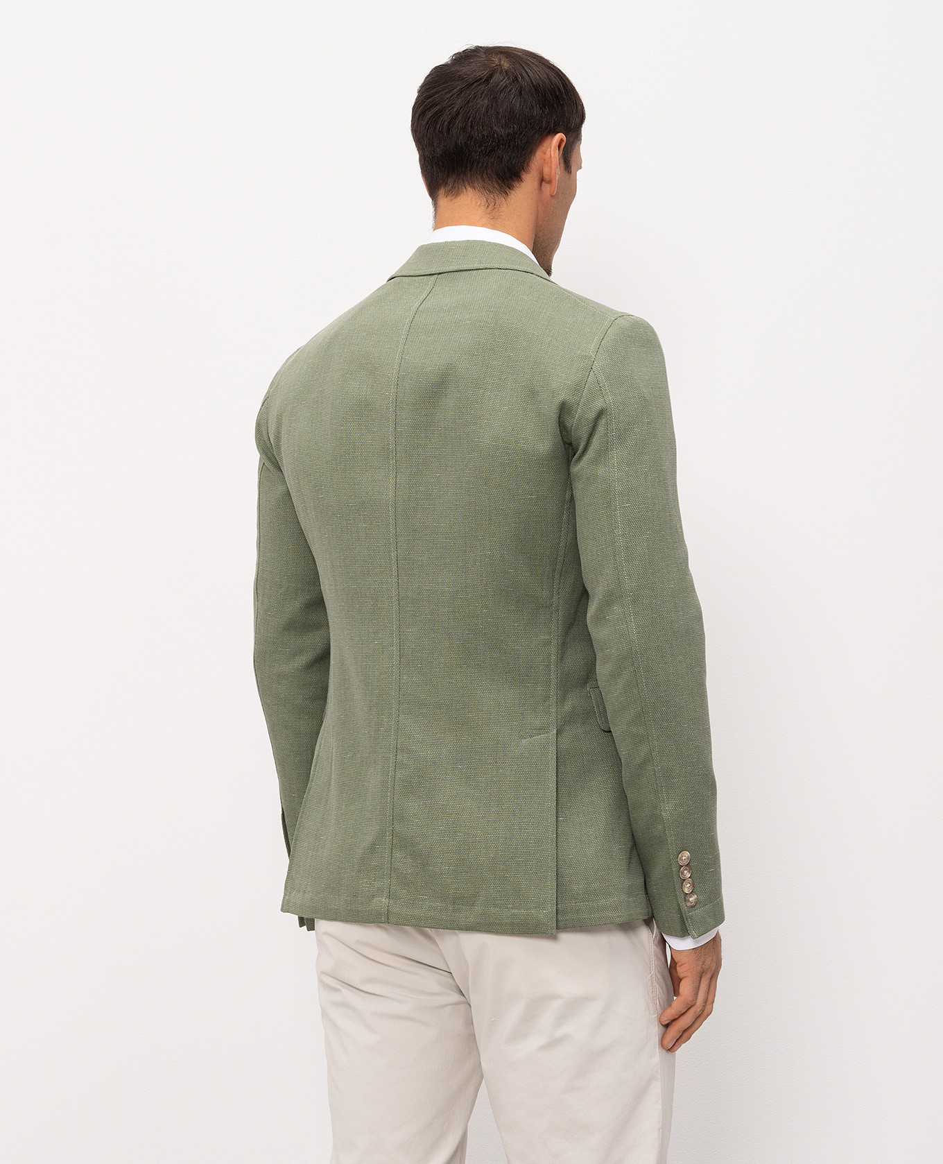 Green jacket with linen Florentino
Green jacket with linen Florentino