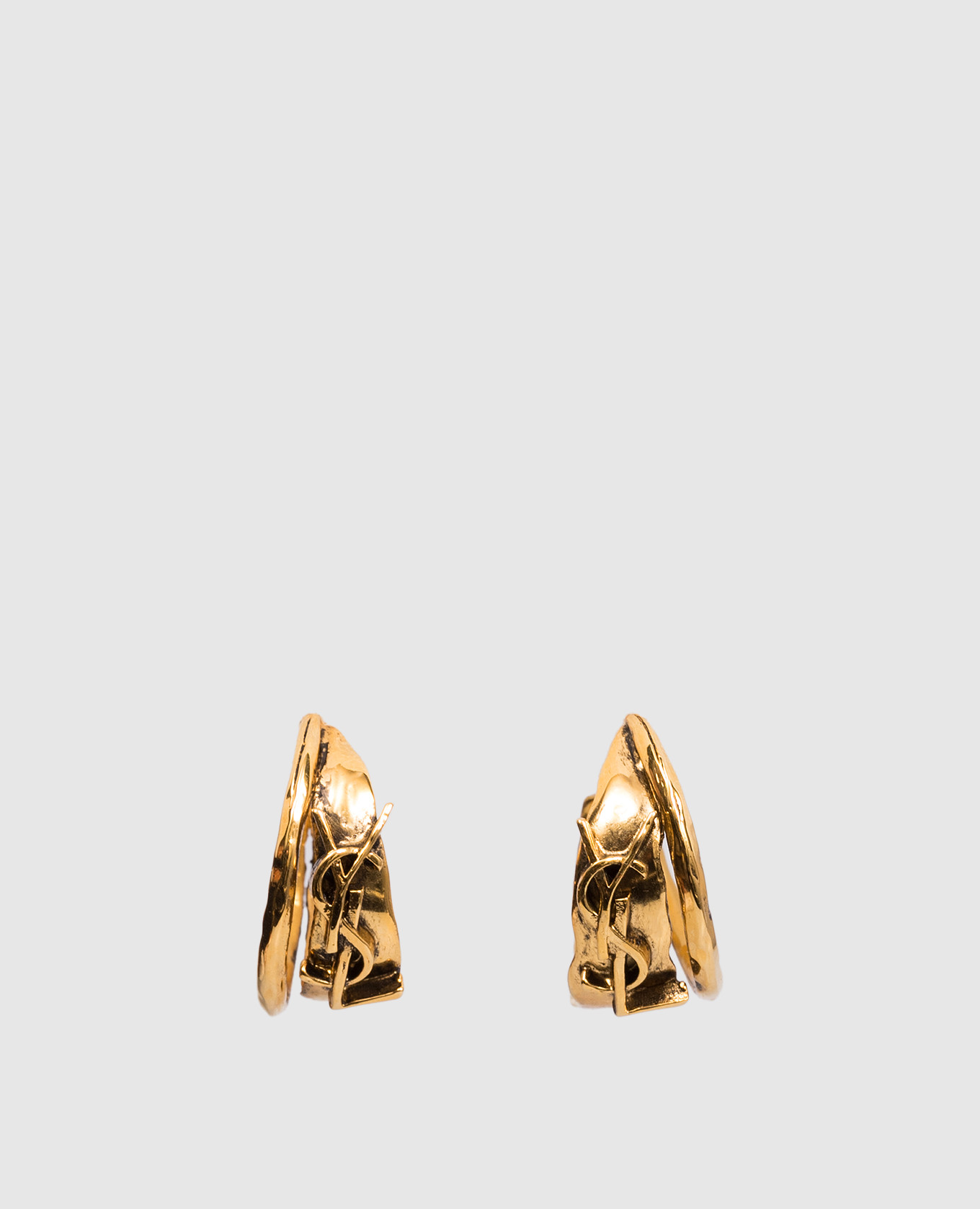 Gold-tone earrings with logo monogram Saint Laurent, Golden
Gold-tone earrings with logo monogram Saint Laurent, Golden