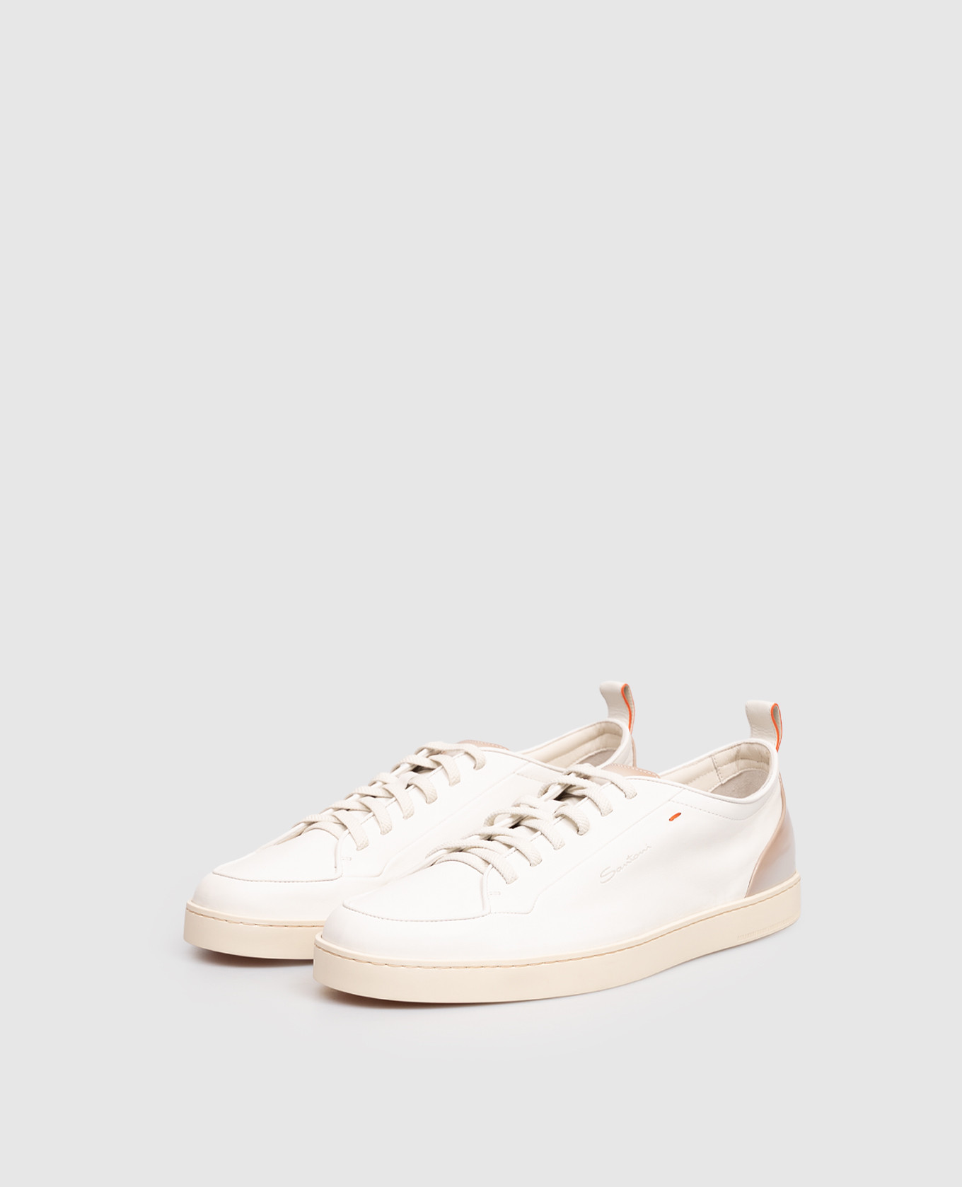White leather sneakers Santoni
White leather sneakers Santoni