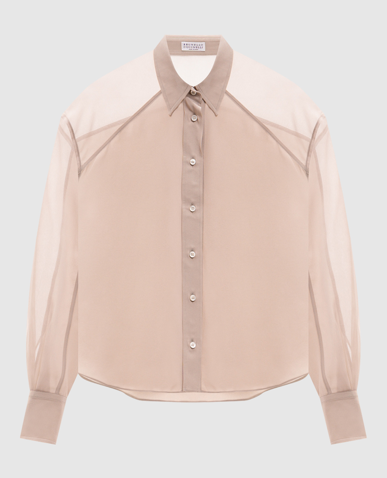 Beige silk blouse Brunello Cucinelli
Beige silk blouse Brunello Cucinelli