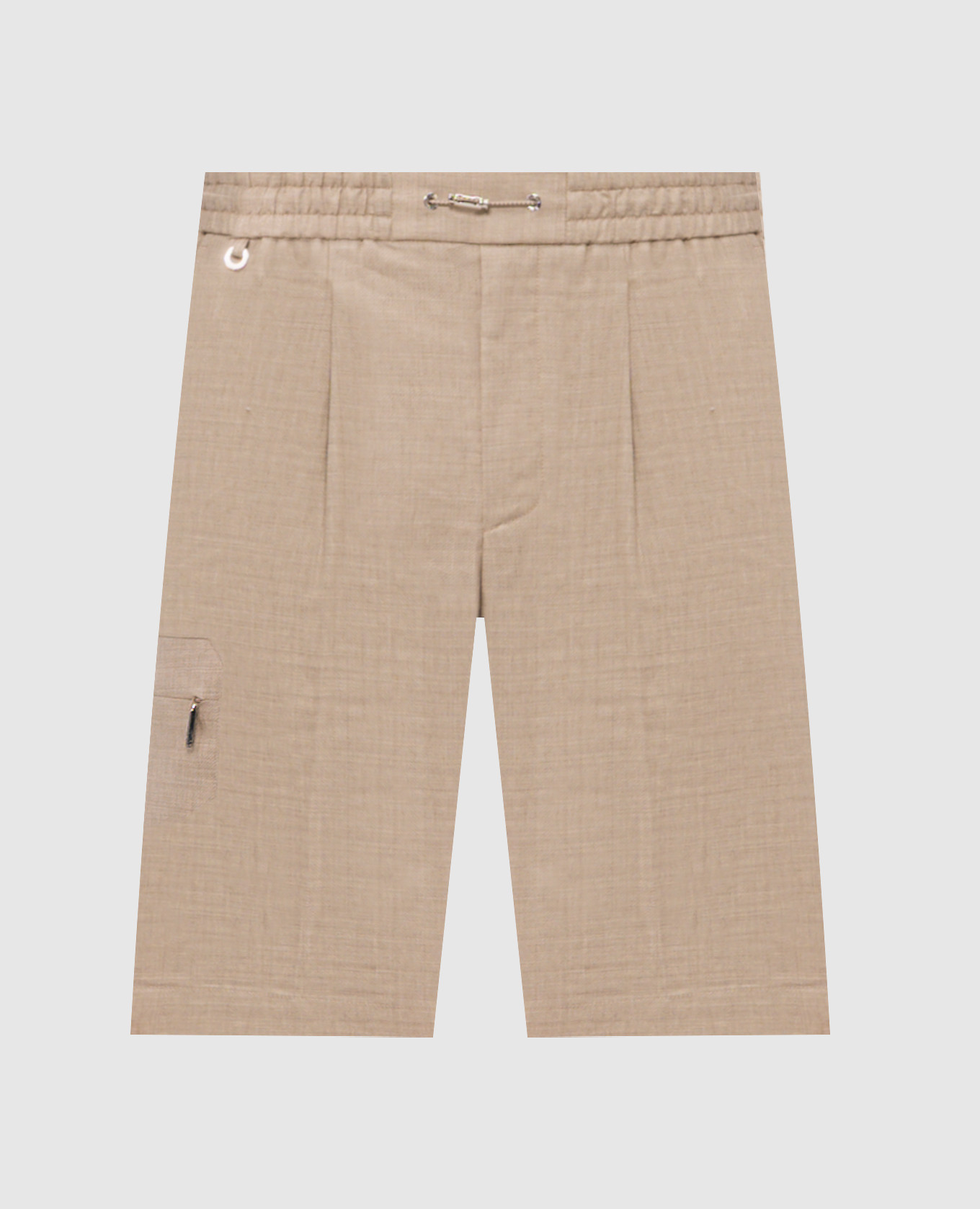 Beige linen and wool shorts Stefano Ricci
Beige linen and wool shorts Stefano Ricci