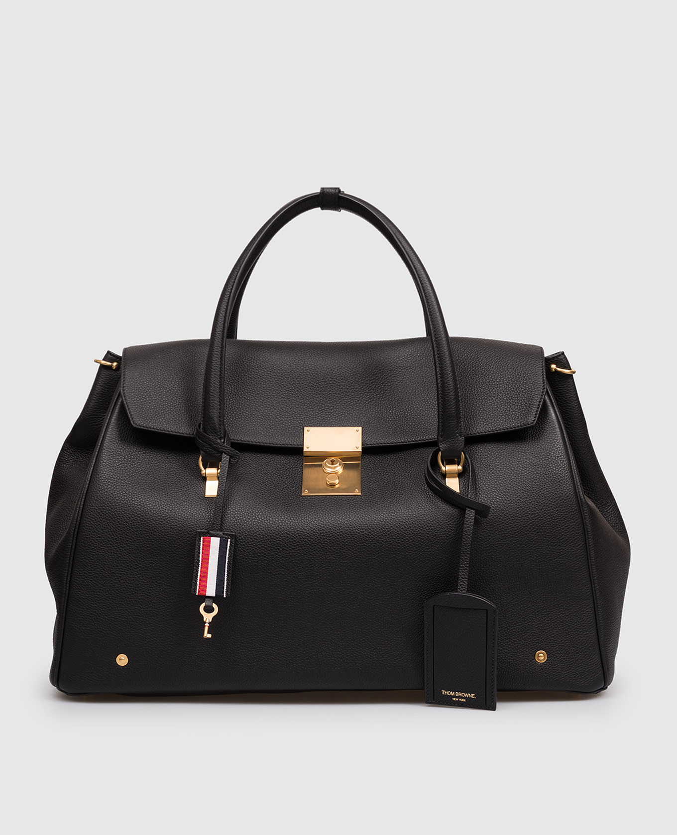 Black Bolton leather bag Thom Browne
Black Bolton leather bag Thom Browne