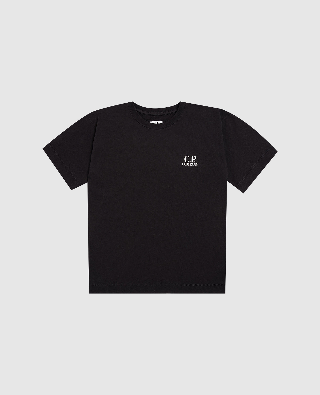 Children's black T-shirt with logo C.P. Company, White
Children's black T-shirt with logo C.P. Company, White
