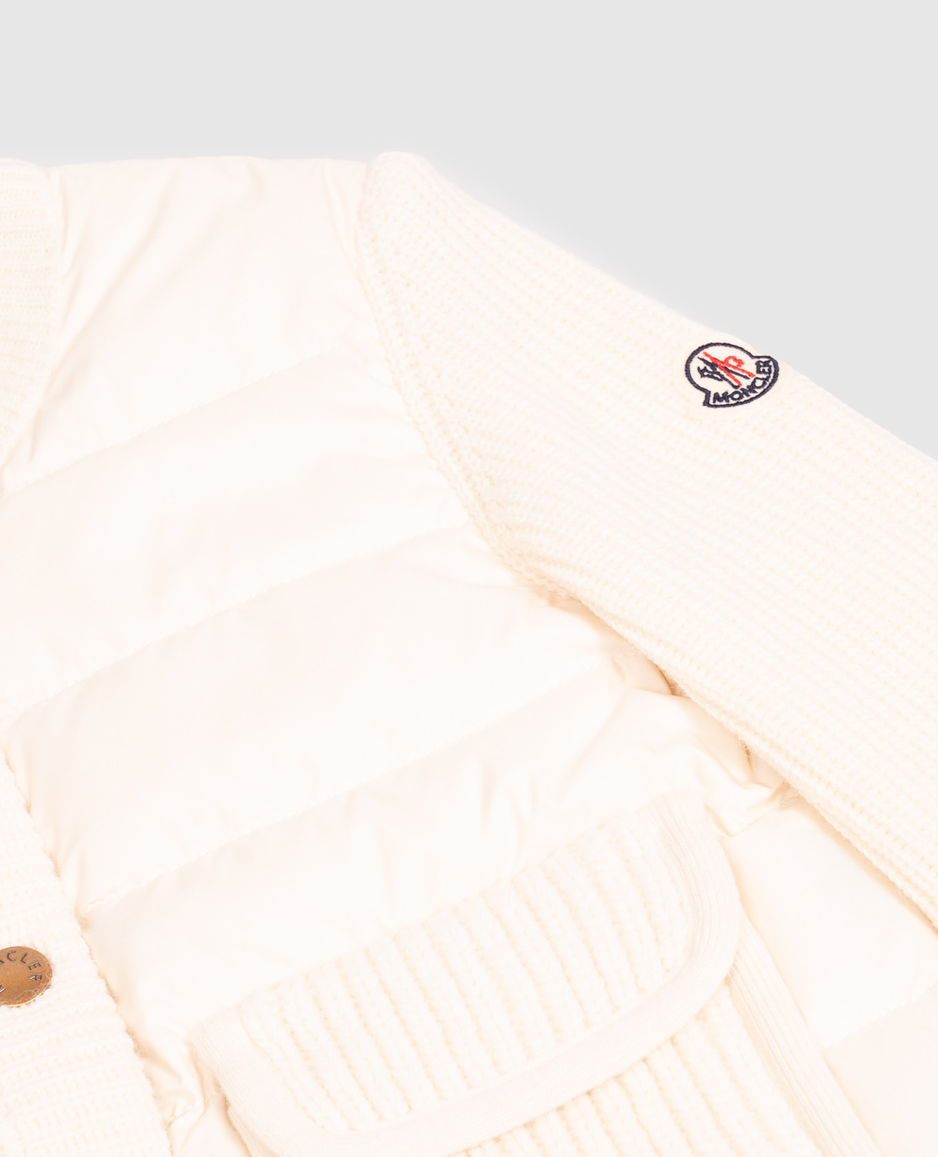 Children's combination jacket in ivory color Moncler ENFANT, Beige
Children's combination jacket in ivory color Moncler ENFANT, Beige