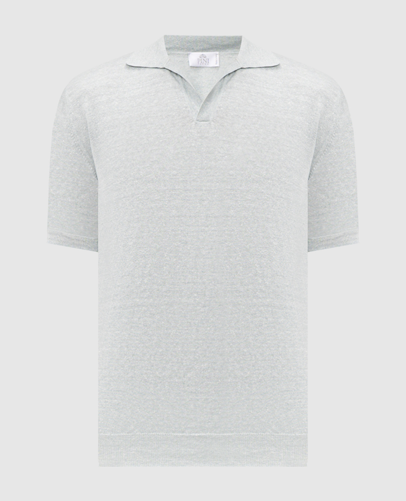 Blue polo with linen Pini Parma, Light blue
Blue polo with linen Pini Parma, Light blue