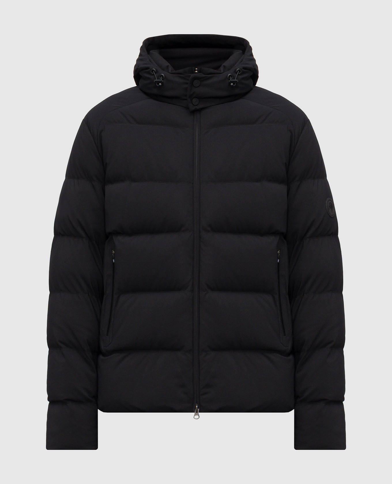 Black down jacket with logo patch Stefano Ricci
Black down jacket with logo patch Stefano Ricci
