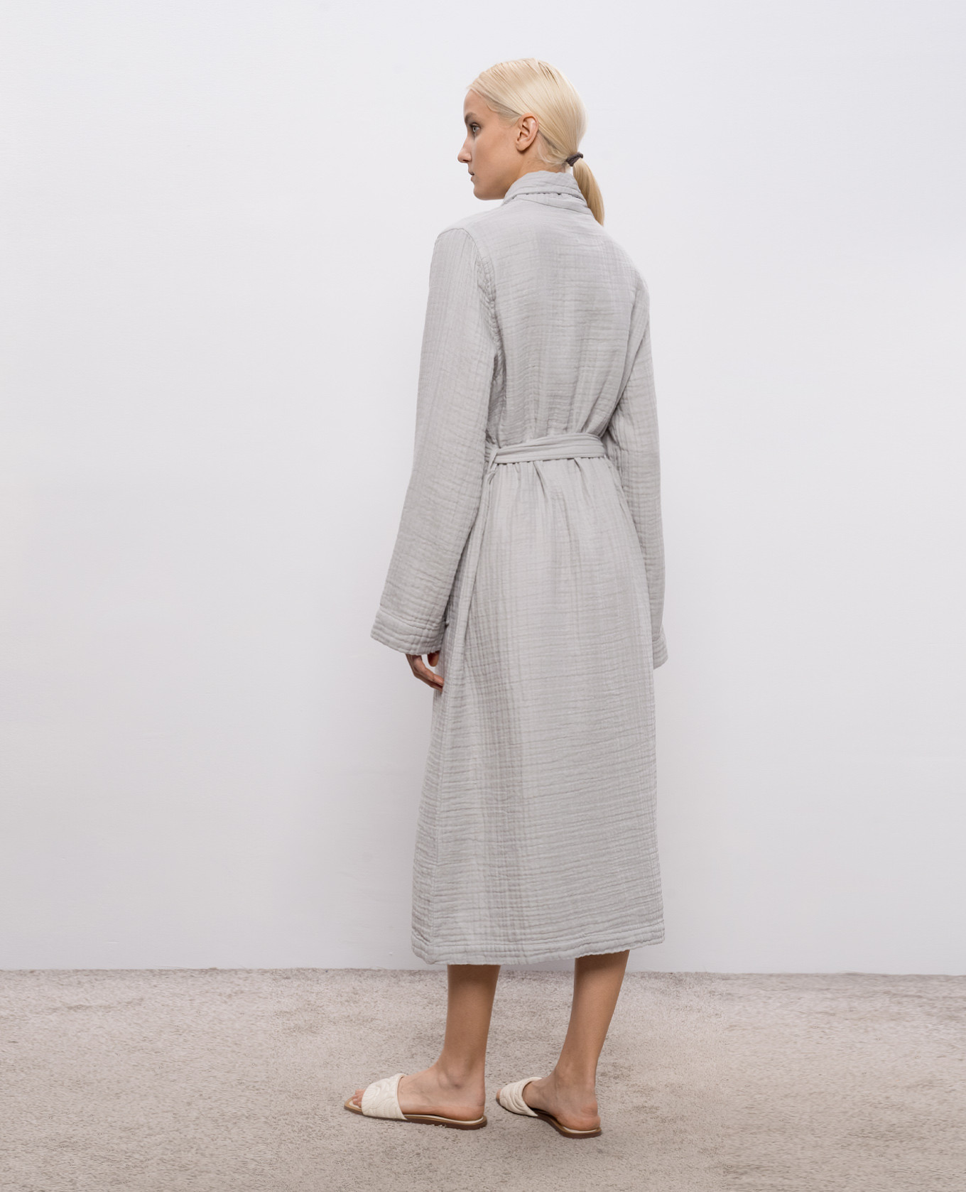 Gray Plush Robe L'appartement, Grey
Gray Plush Robe L'appartement, Grey