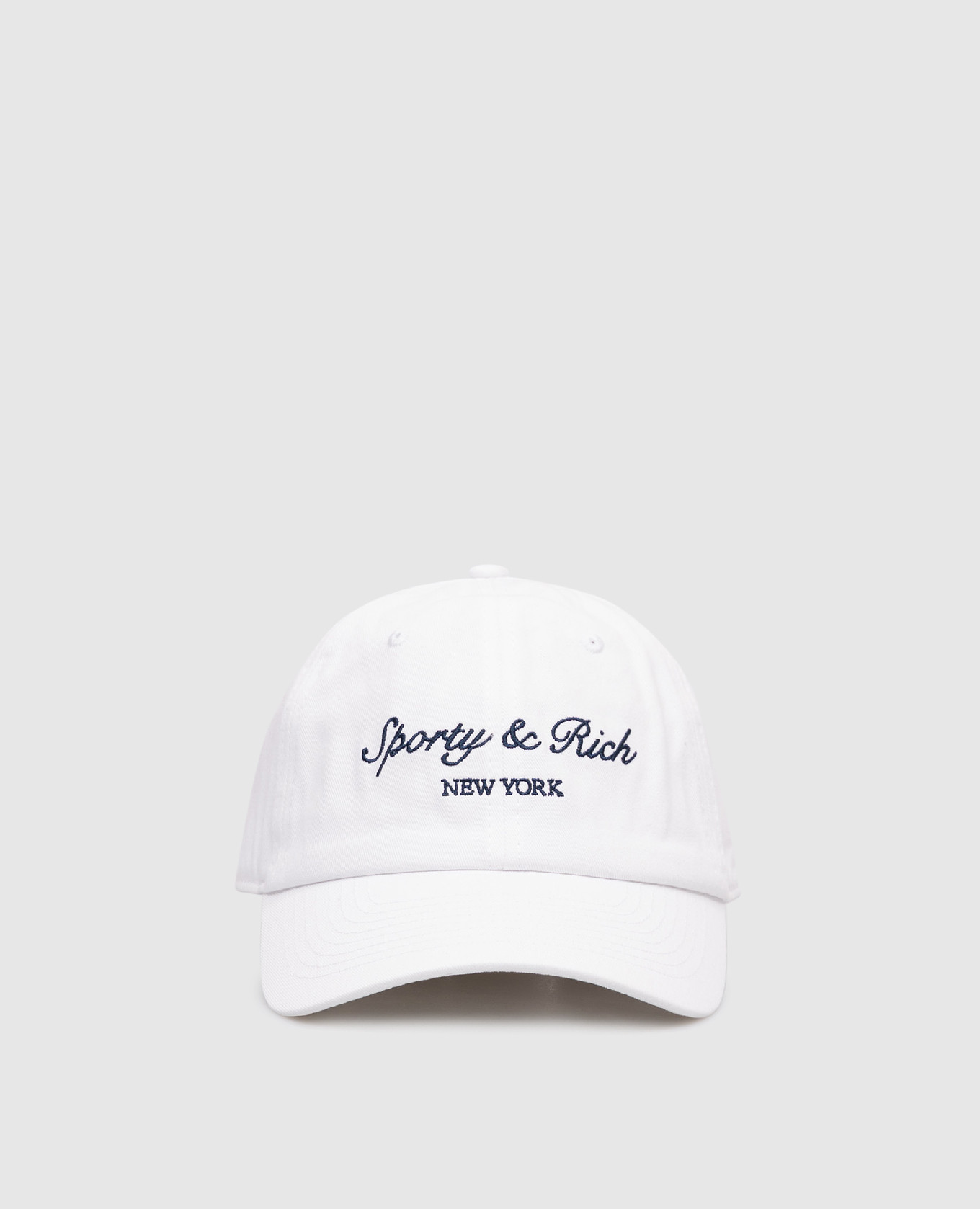 White cap with logo embroidery Sporty & Rich
White cap with logo embroidery Sporty & Rich