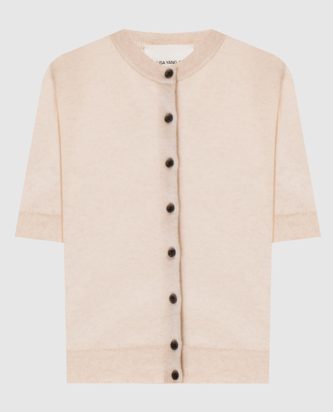 Marene beige cashmere cardigan with short sleeves LISA YANG
Marene beige cashmere cardigan with short sleeves LISA YANG