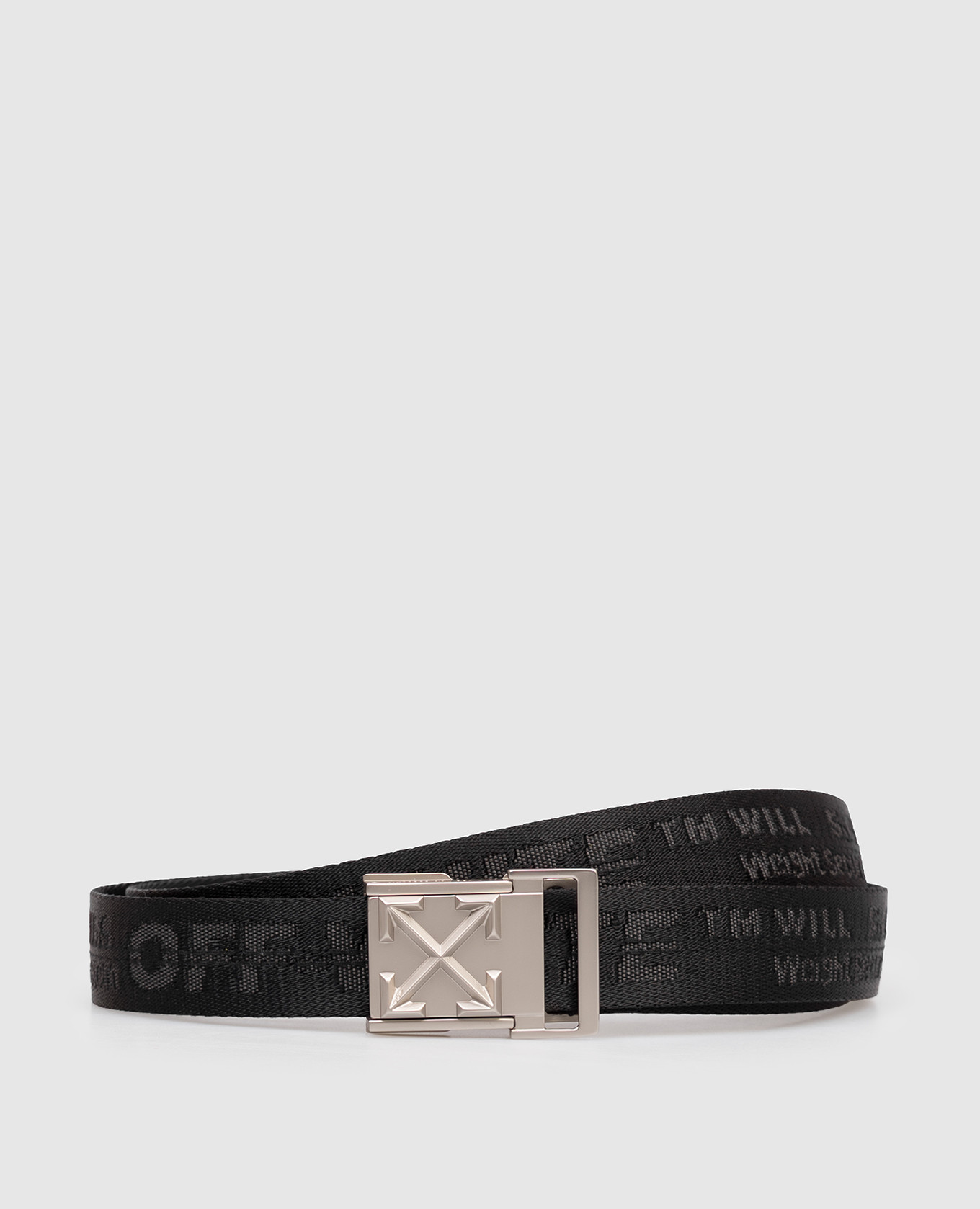 Children's black belt with logo pattern Off-White
Children's black belt with logo pattern Off-White