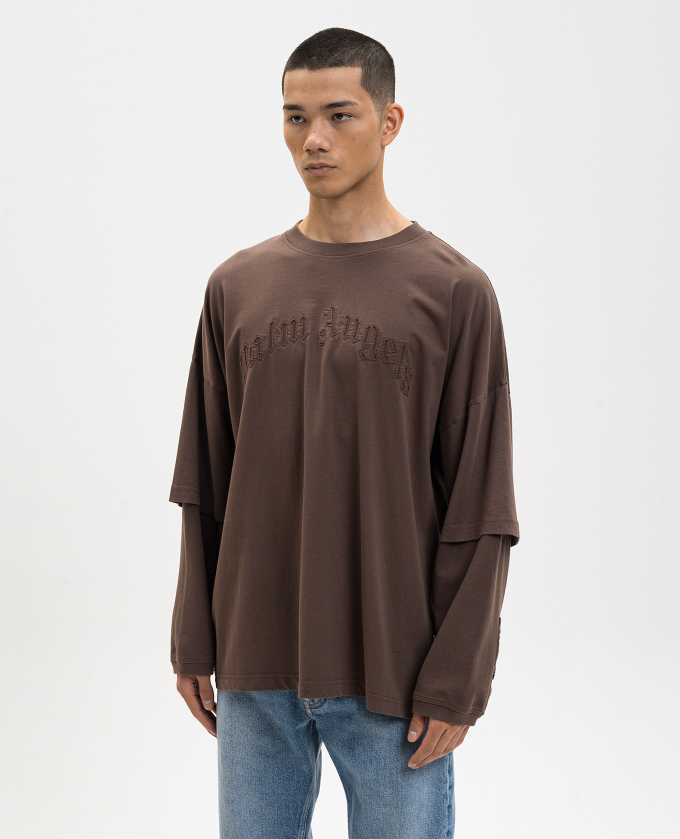 Brown long sleeve with logo Palm Angels
Brown long sleeve with logo Palm Angels