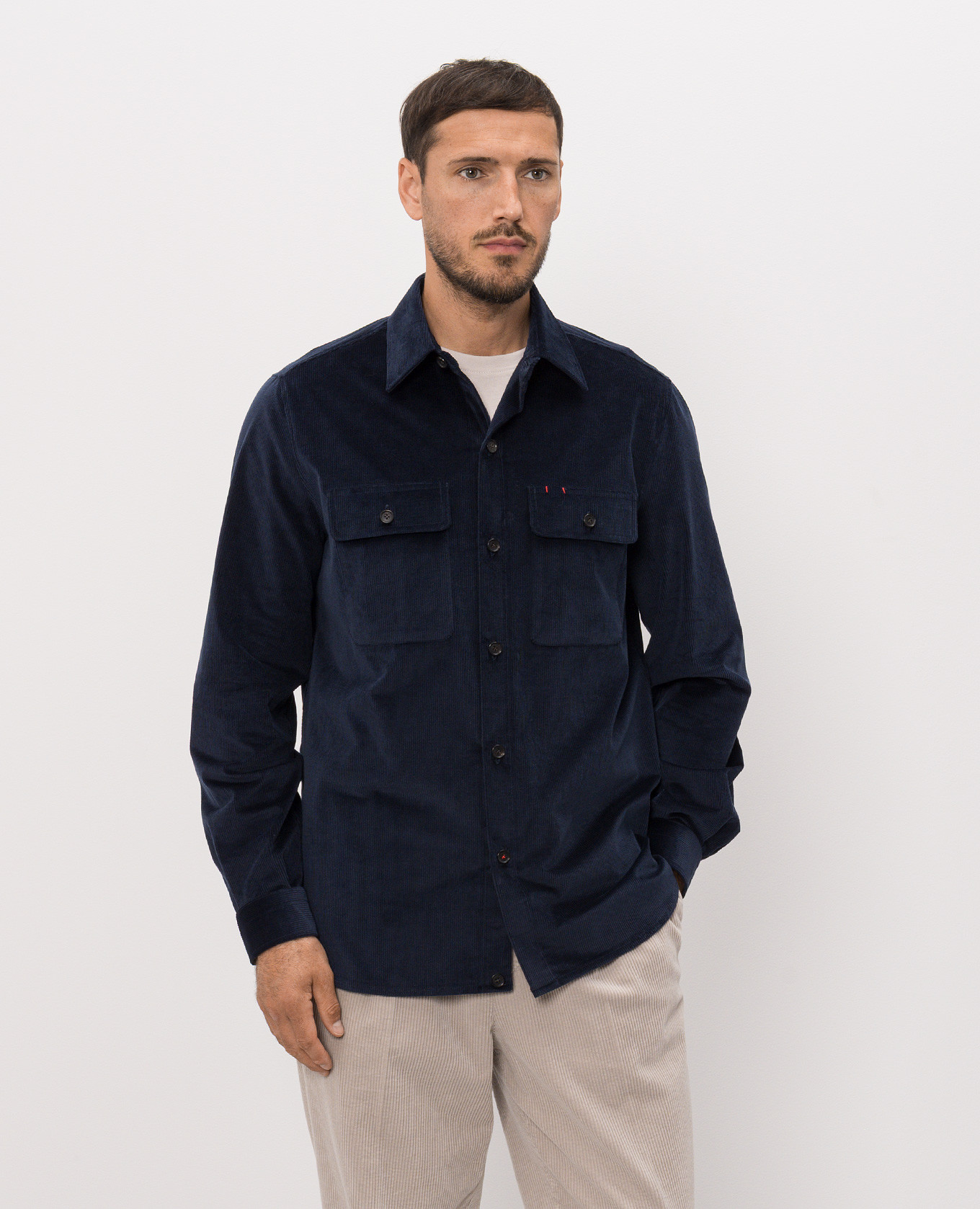Blue corduroy shirt ISAIA
Blue corduroy shirt ISAIA