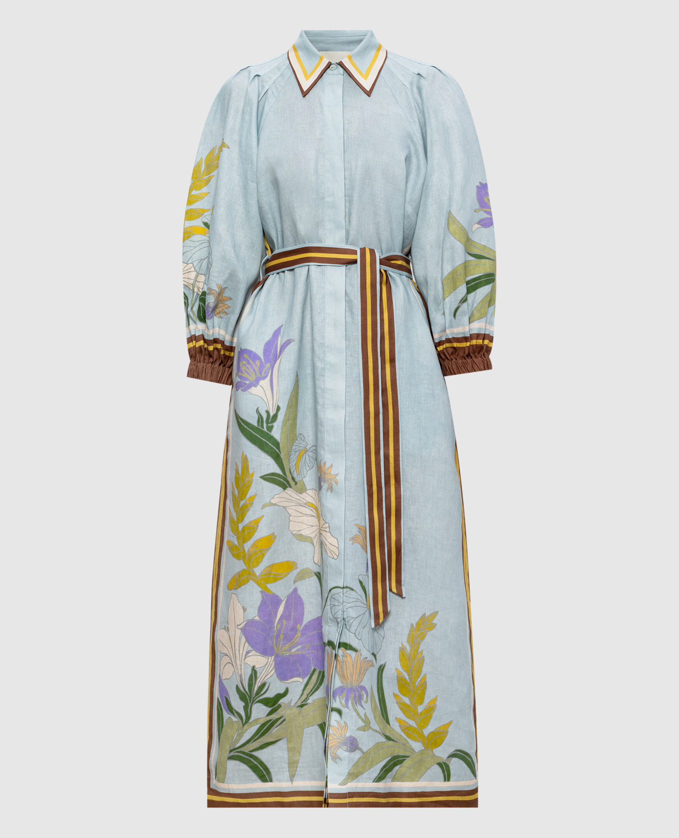 Blue linen shirt dress Alemais, Light blue
Blue linen shirt dress Alemais, Light blue
