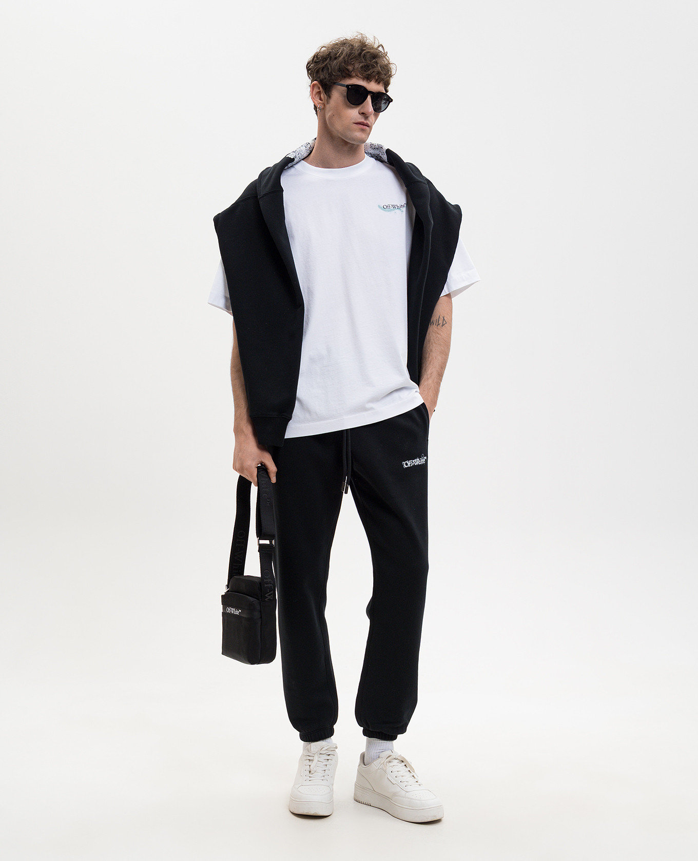 White T-shirt with branded print Off-White
White T-shirt with branded print Off-White