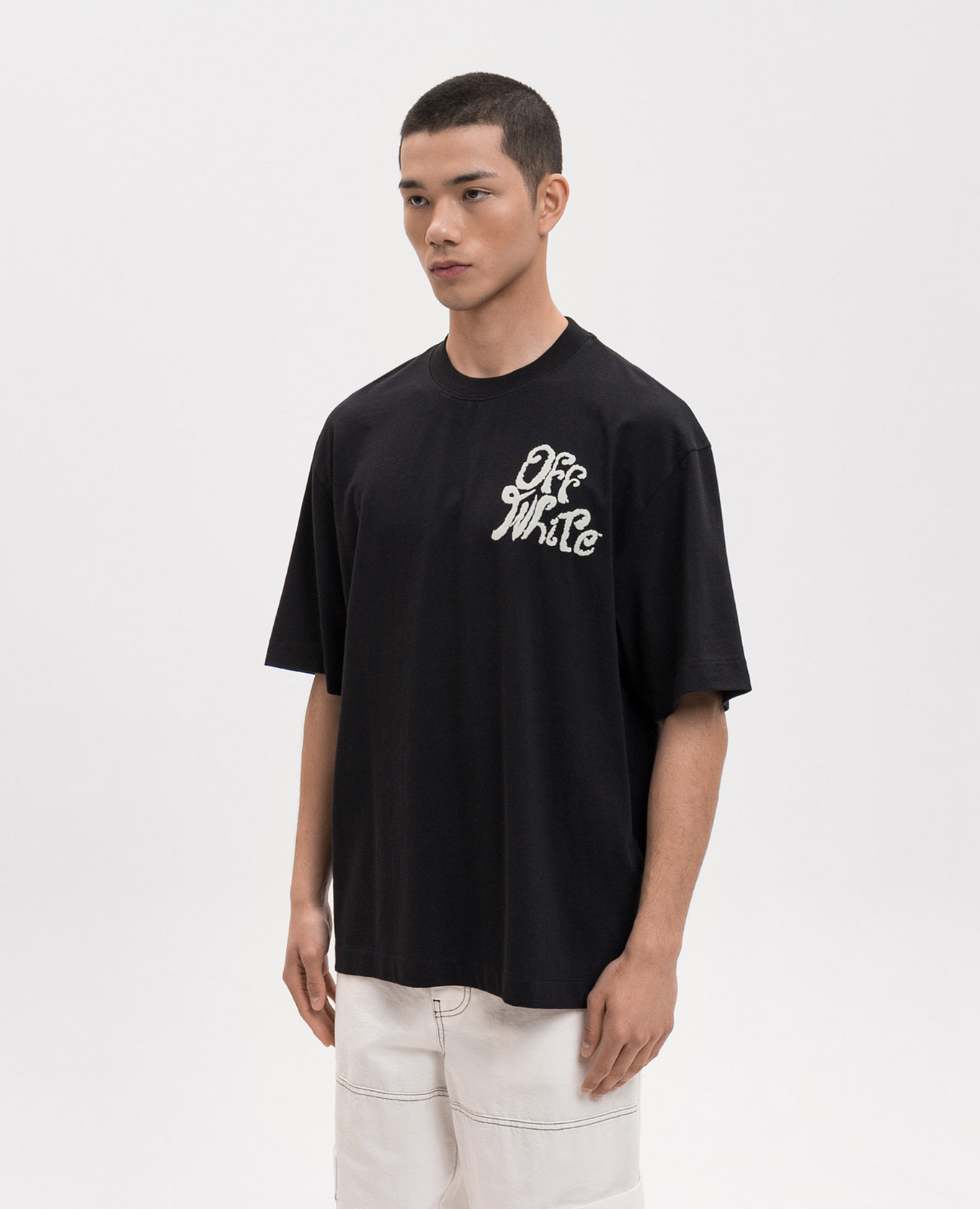 Black t-shirt with logo print Off-White
Black t-shirt with logo print Off-White