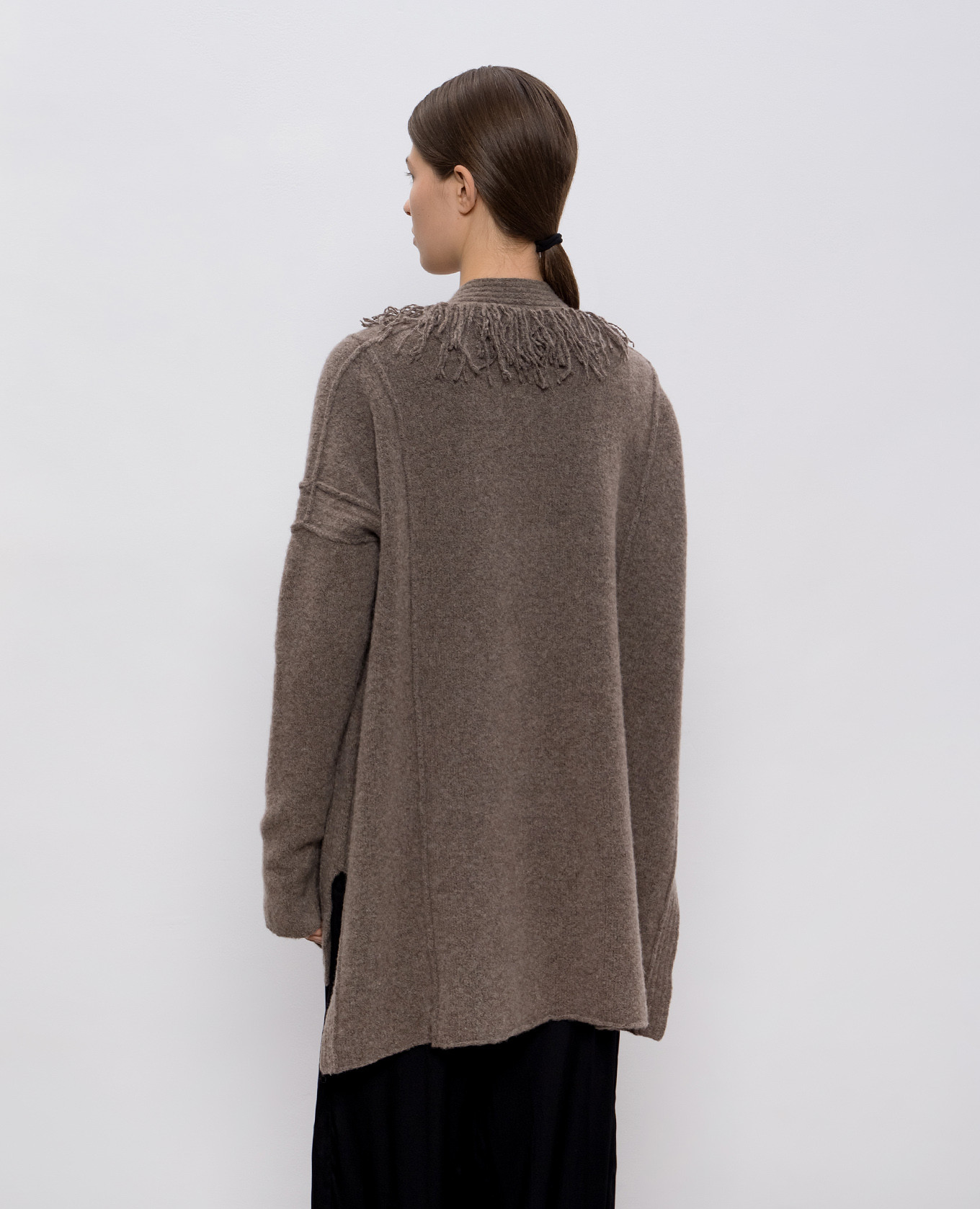 Brown cardigan with wool Masnada
Brown cardigan with wool Masnada