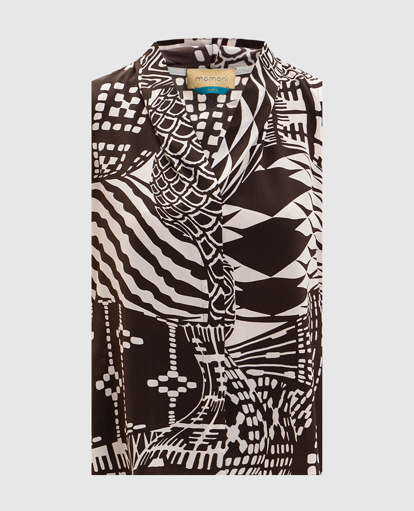 Brown silk blouse KIRI Momoni
Brown silk blouse KIRI Momoni