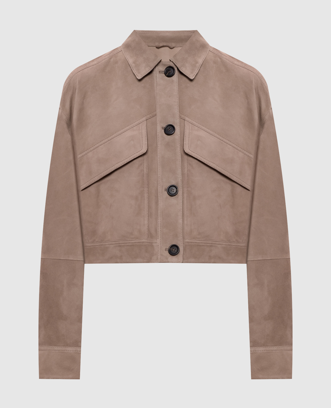 Brown suede jacket with chain Brunello Cucinelli
Brown suede jacket with chain Brunello Cucinelli