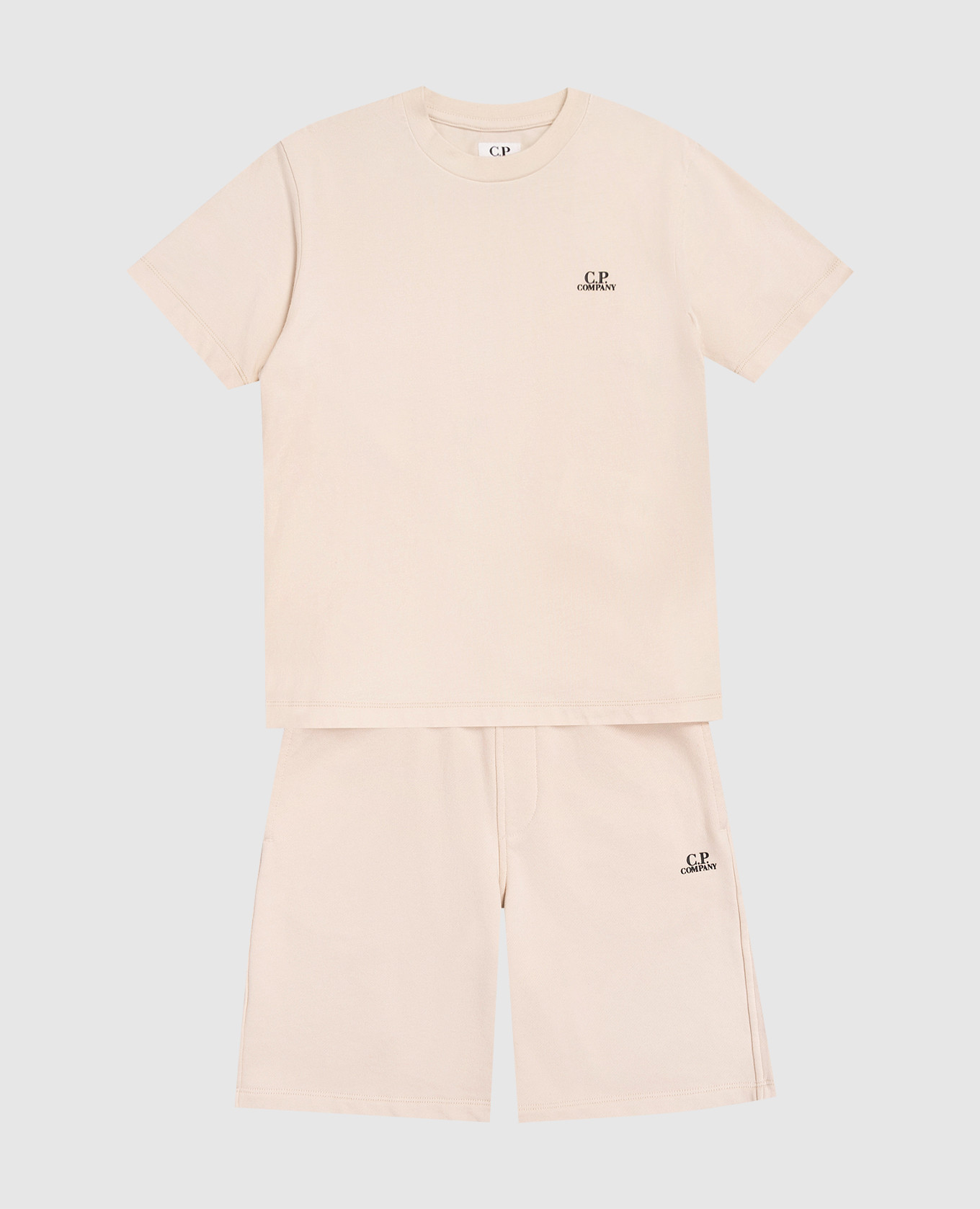 Children's beige suit with logo print C.P. Company
Children's beige suit with logo print C.P. Company