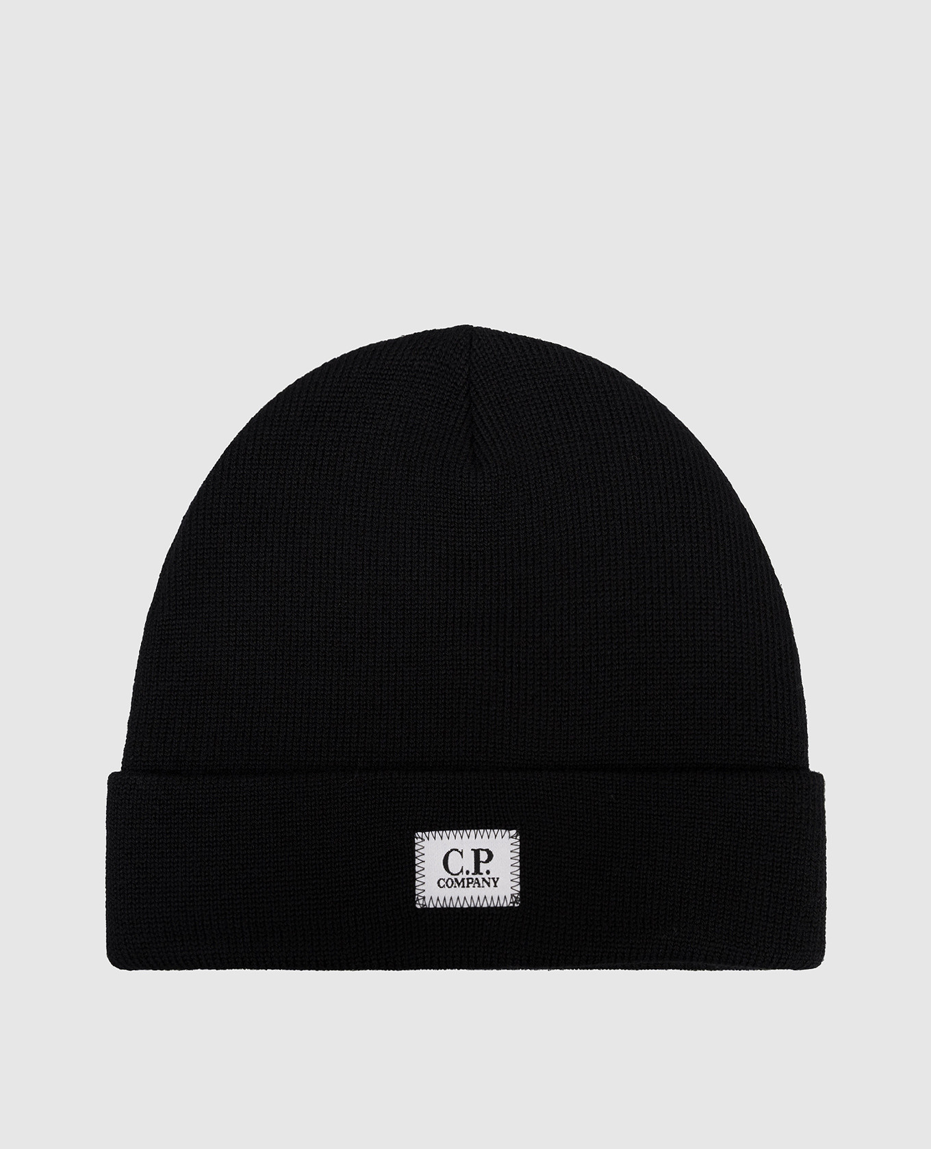 Black wool hat with logo C.P. Company
Black wool hat with logo C.P. Company
