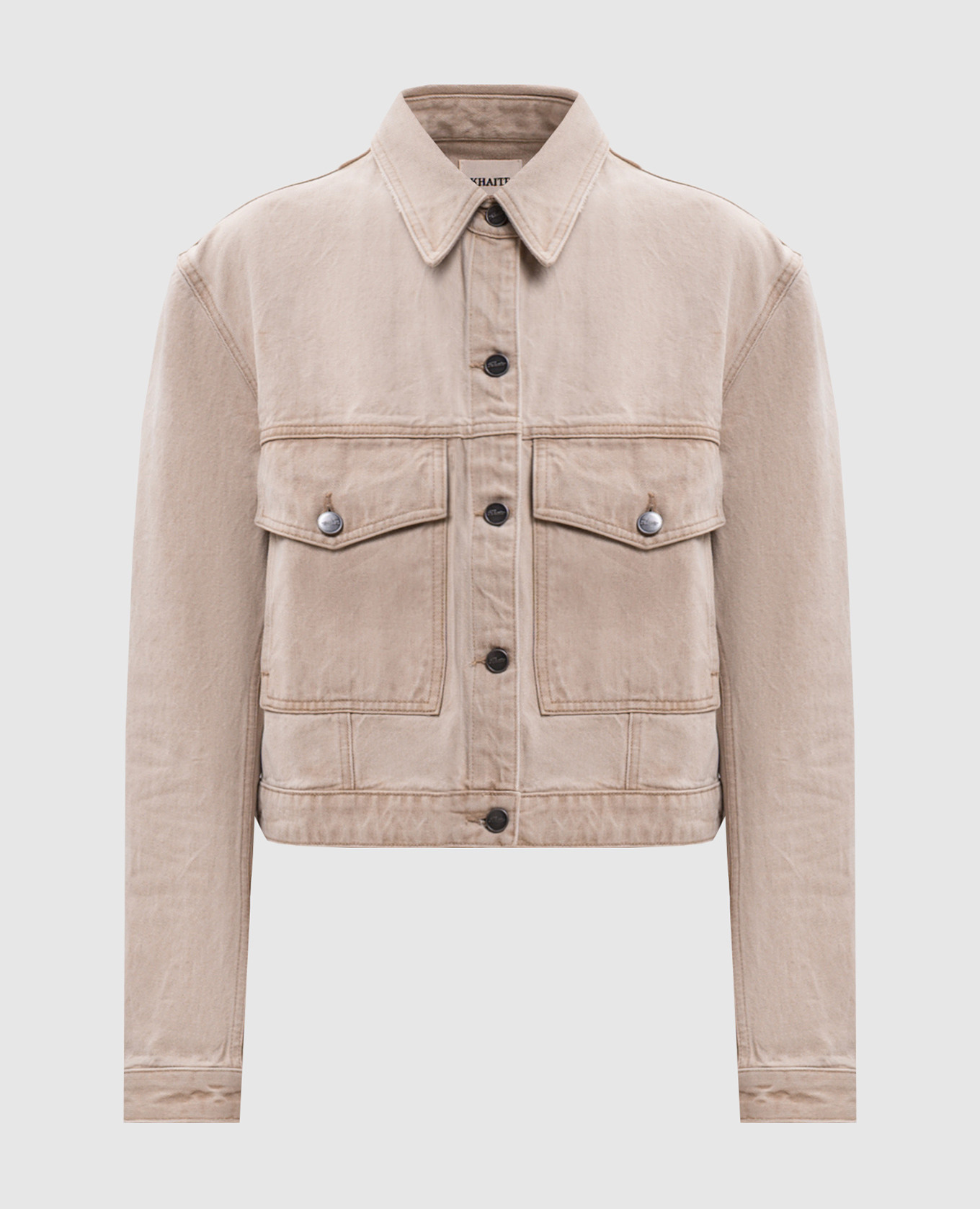 Beige denim jacket Tomer Khaite
Beige denim jacket Tomer Khaite