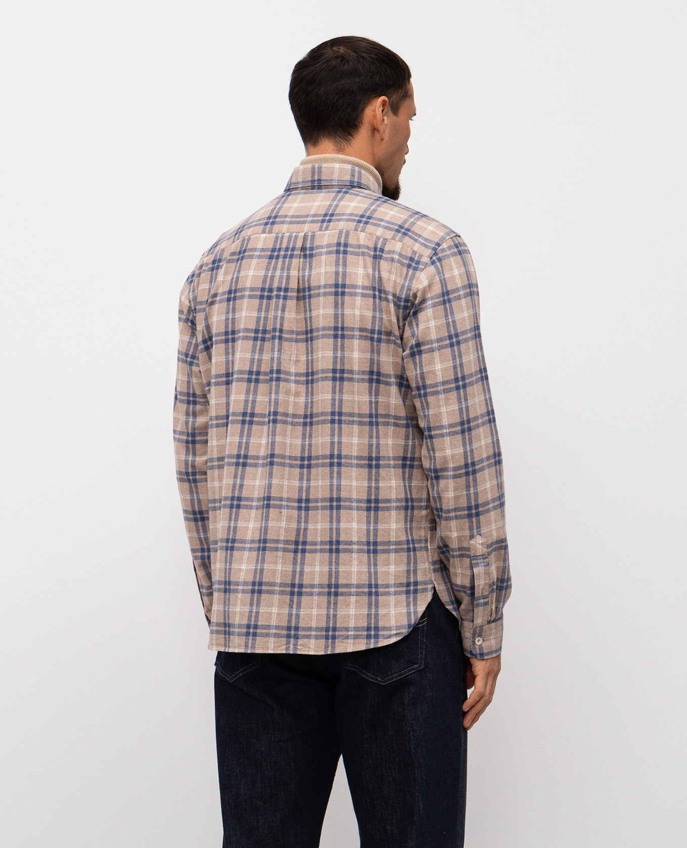 Brown checkered shirt Cashmere&Whiskey
Brown checkered shirt Cashmere&Whiskey