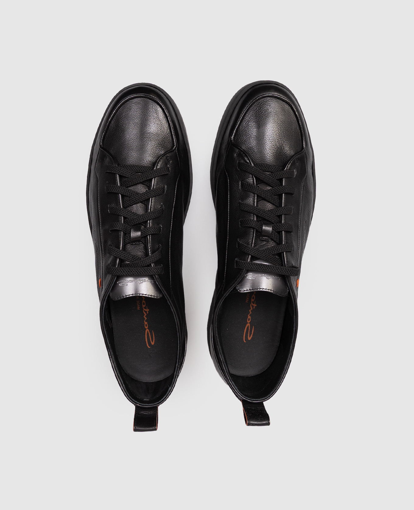 Black leather sneakers Santoni
Black leather sneakers Santoni