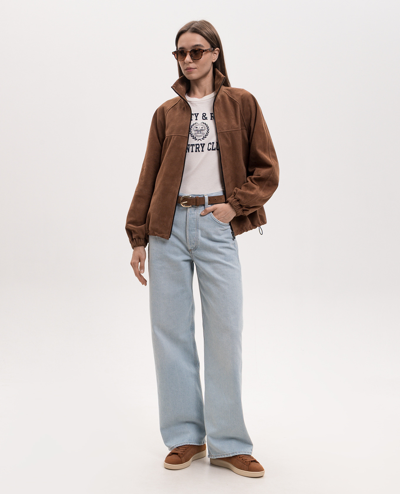 Brown suede jacket Babe Pay Pls
Brown suede jacket Babe Pay Pls