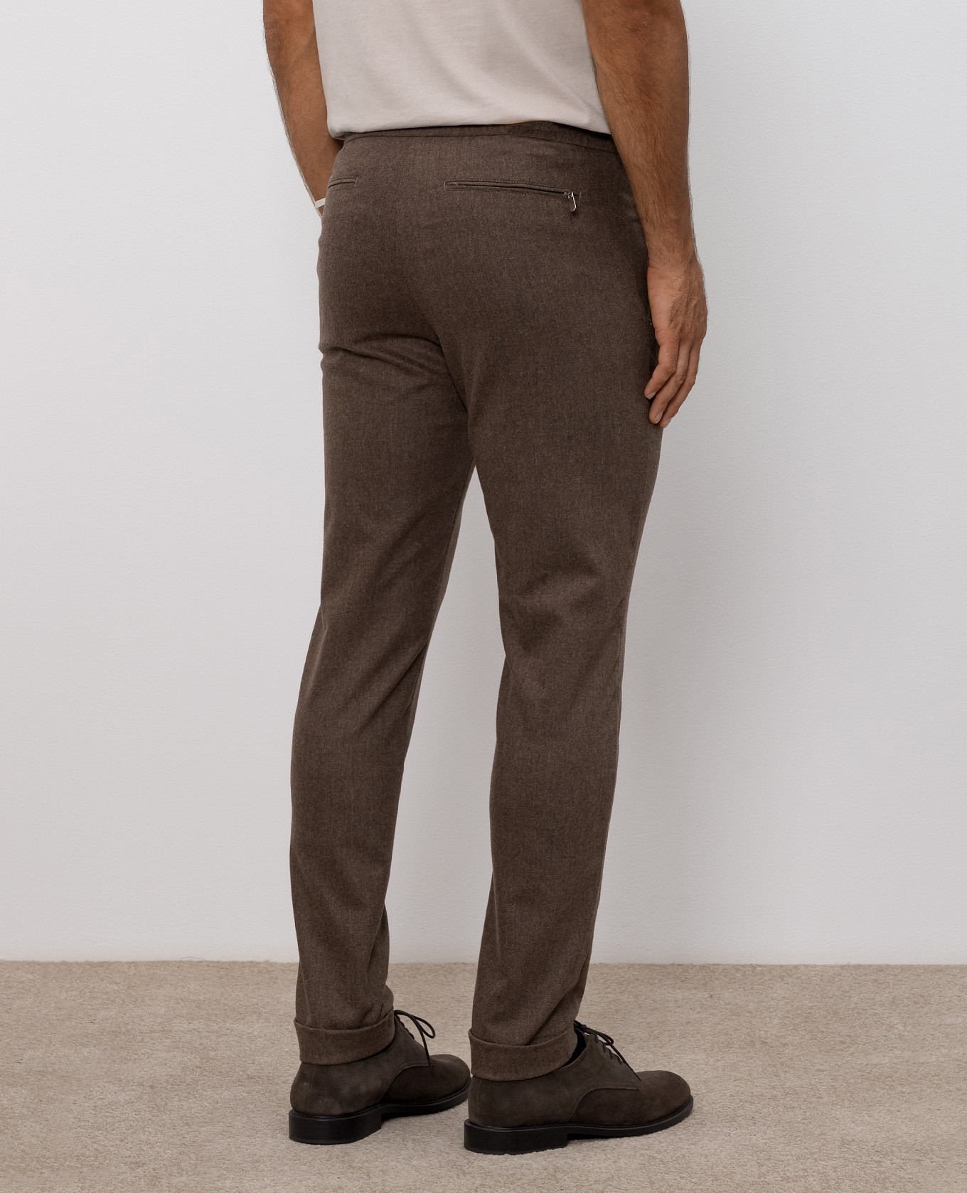 Brown wool and cashmere pants Marco Pescarolo
Brown wool and cashmere pants Marco Pescarolo