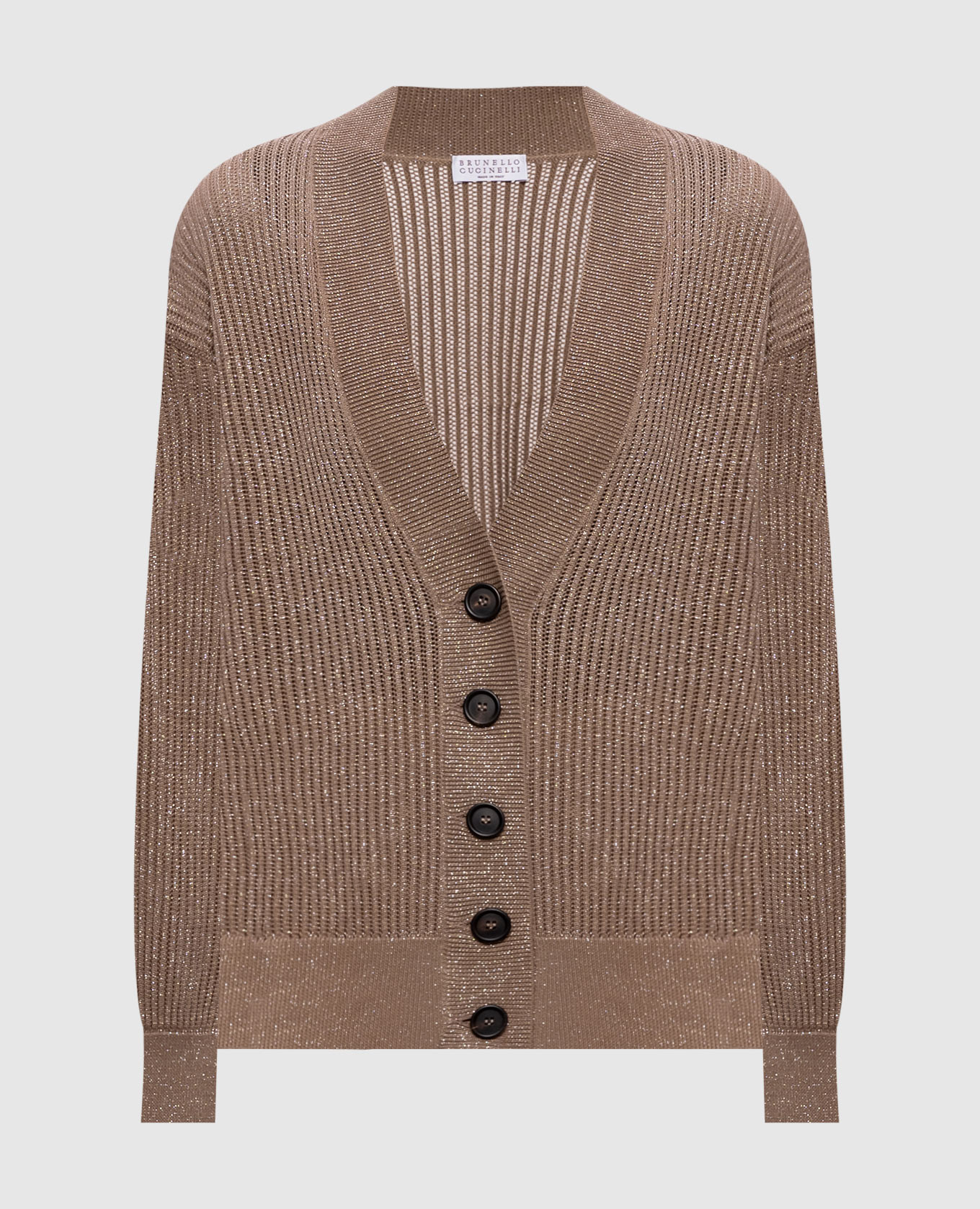 Brown cardigan with lurex Brunello Cucinelli
Brown cardigan with lurex Brunello Cucinelli