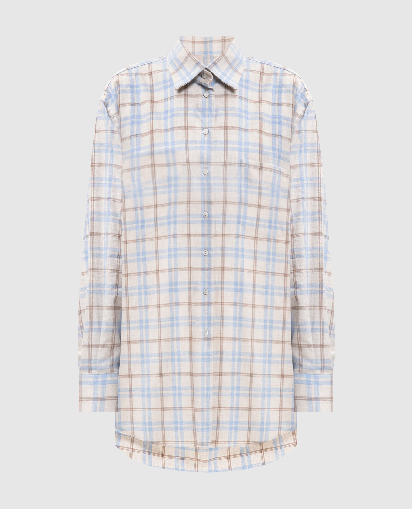 Beige checkered shirt Babe Pay Pls
Beige checkered shirt Babe Pay Pls