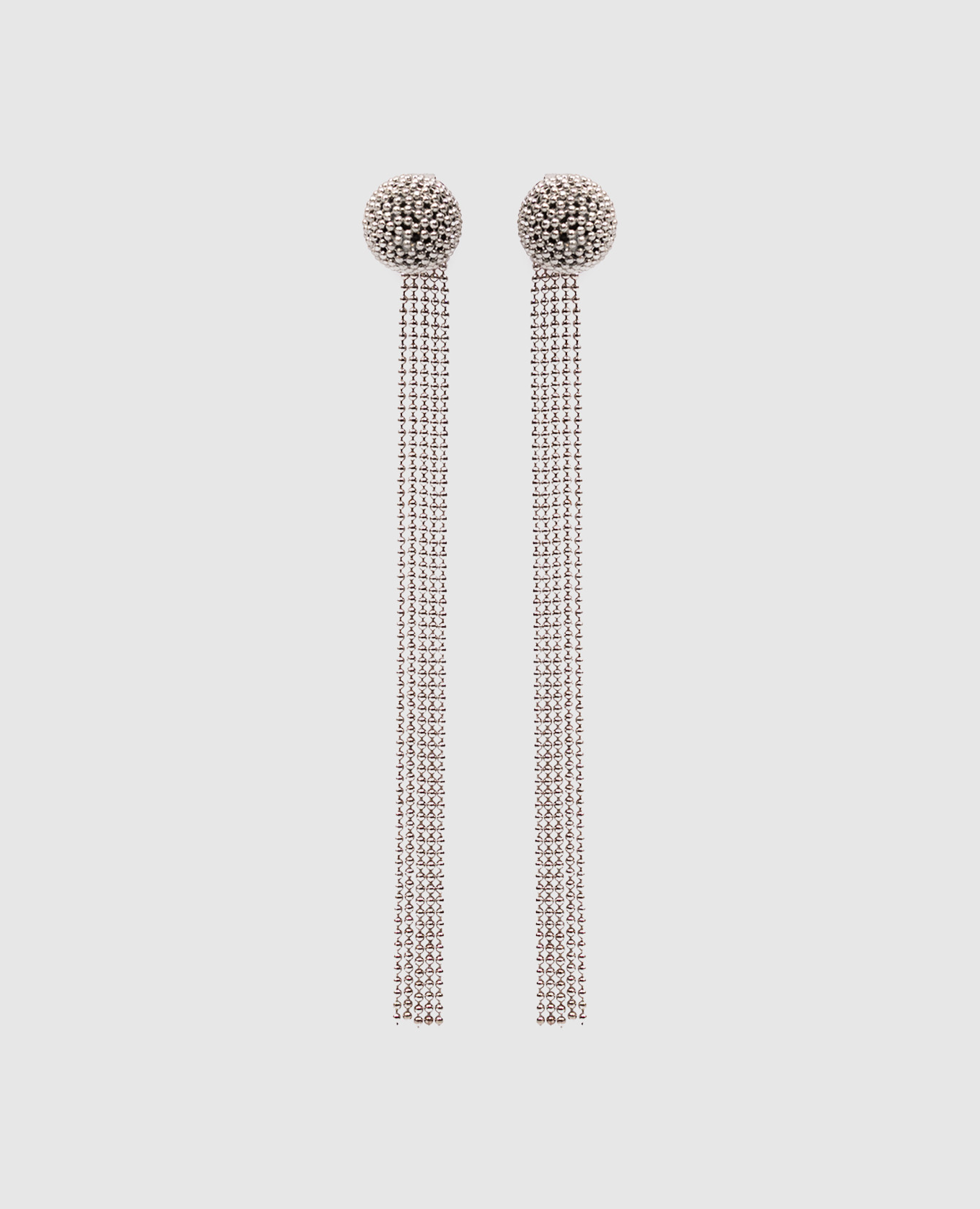 Silver earrings with a monil chain Peserico
Silver earrings with a monil chain Peserico