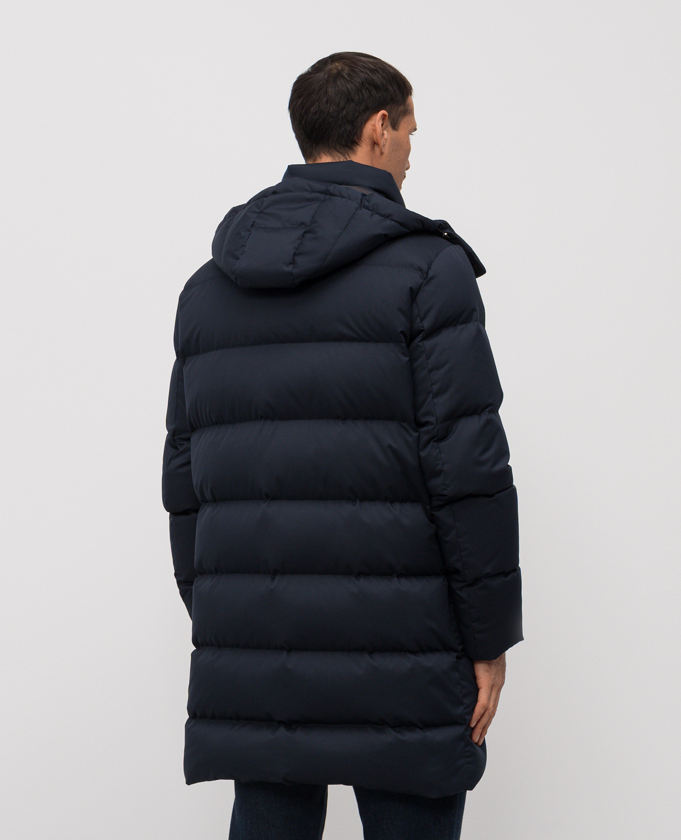 Blue elongated down jacket Stefano Ricci
Blue elongated down jacket Stefano Ricci