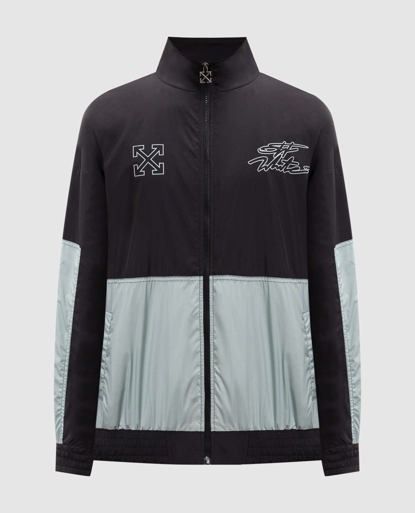 Windbreaker with logo print Off-White, Black
Windbreaker with logo print Off-White, Black