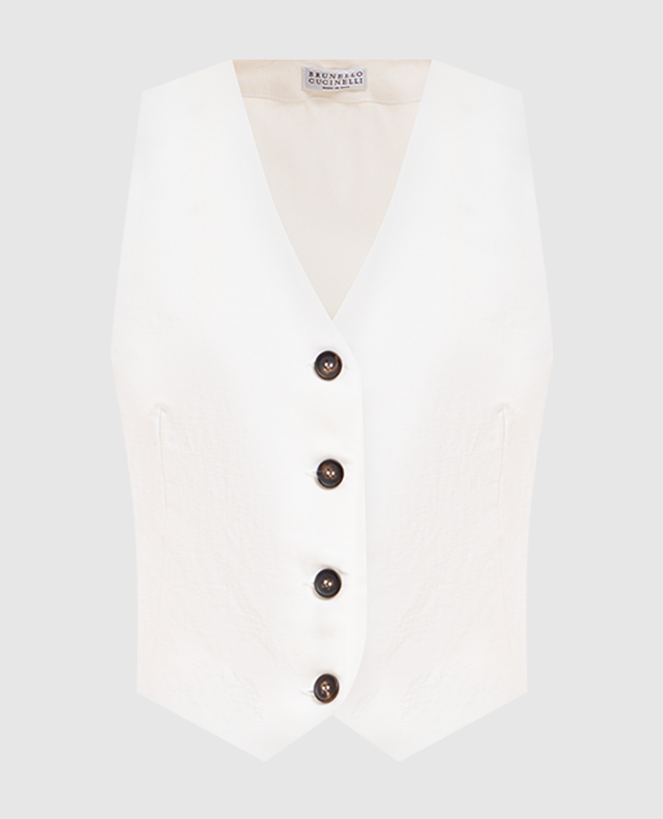 White vest with linen Brunello Cucinelli
White vest with linen Brunello Cucinelli