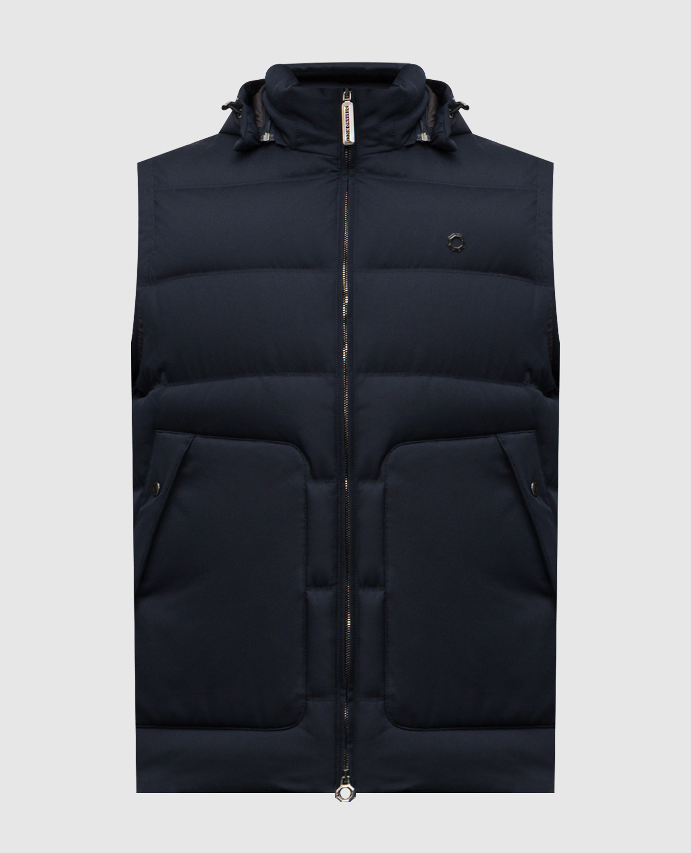 Blue down vest Stefano Ricci, Navy blue
Blue down vest Stefano Ricci, Navy blue