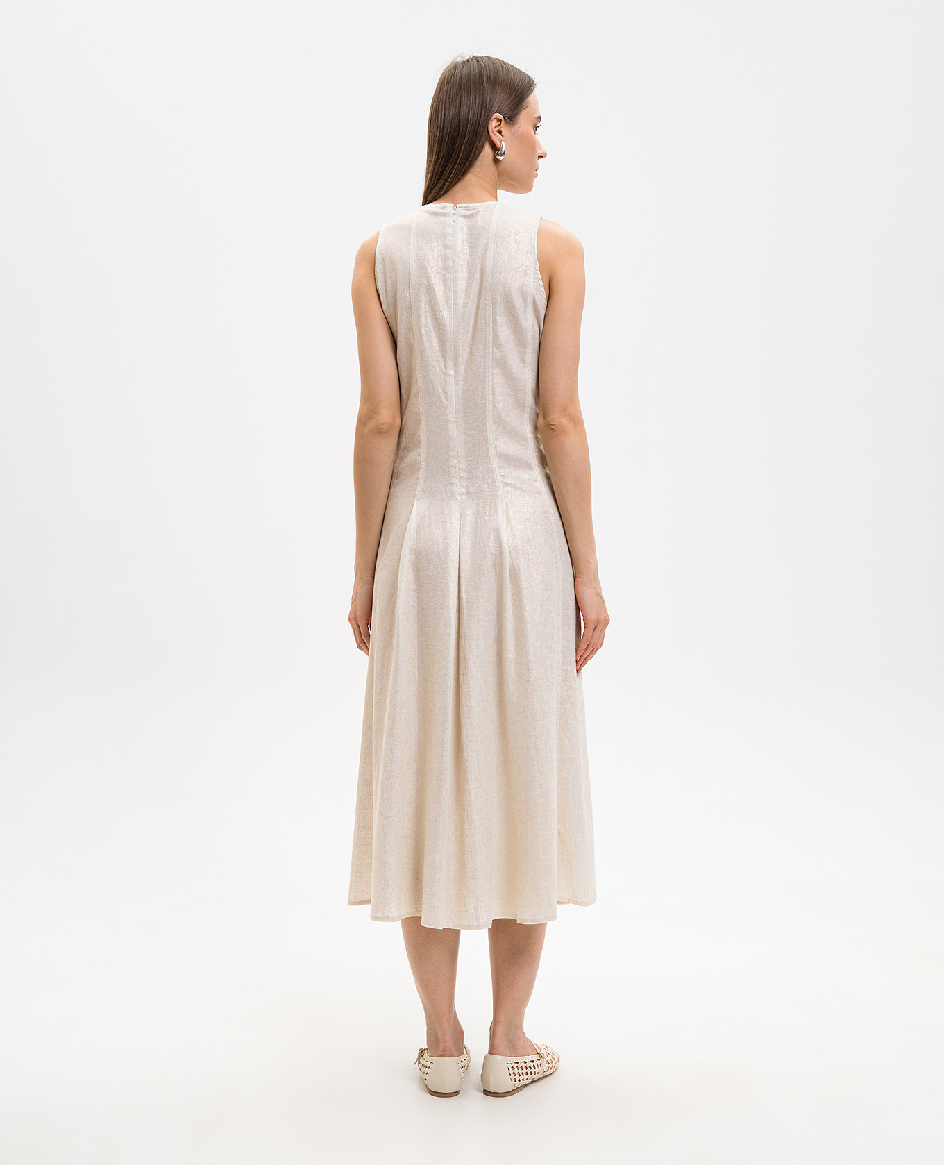 Beige midi dress with linen Ballantyne
Beige midi dress with linen Ballantyne