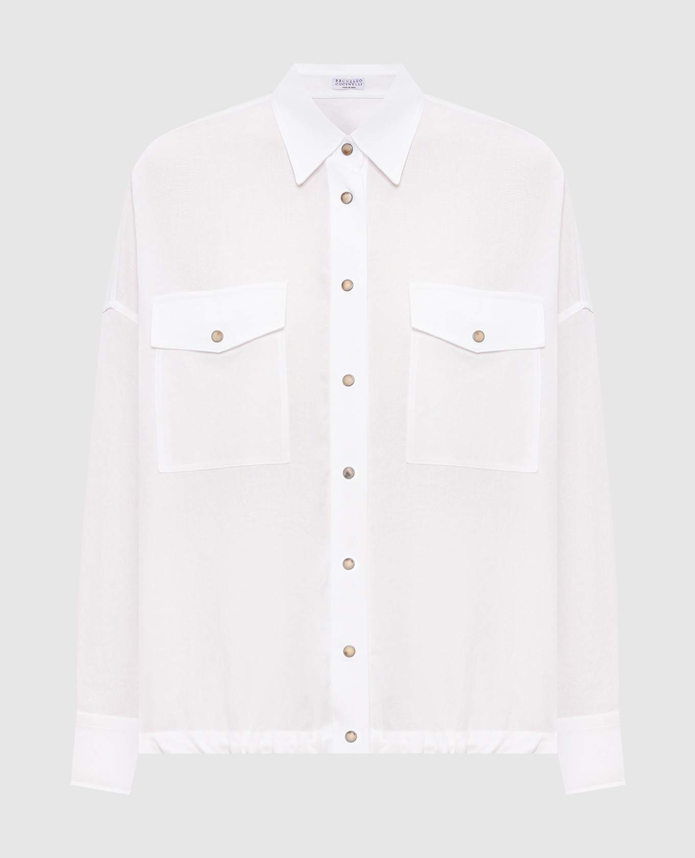 White cotton shirt Brunello Cucinelli
White cotton shirt Brunello Cucinelli