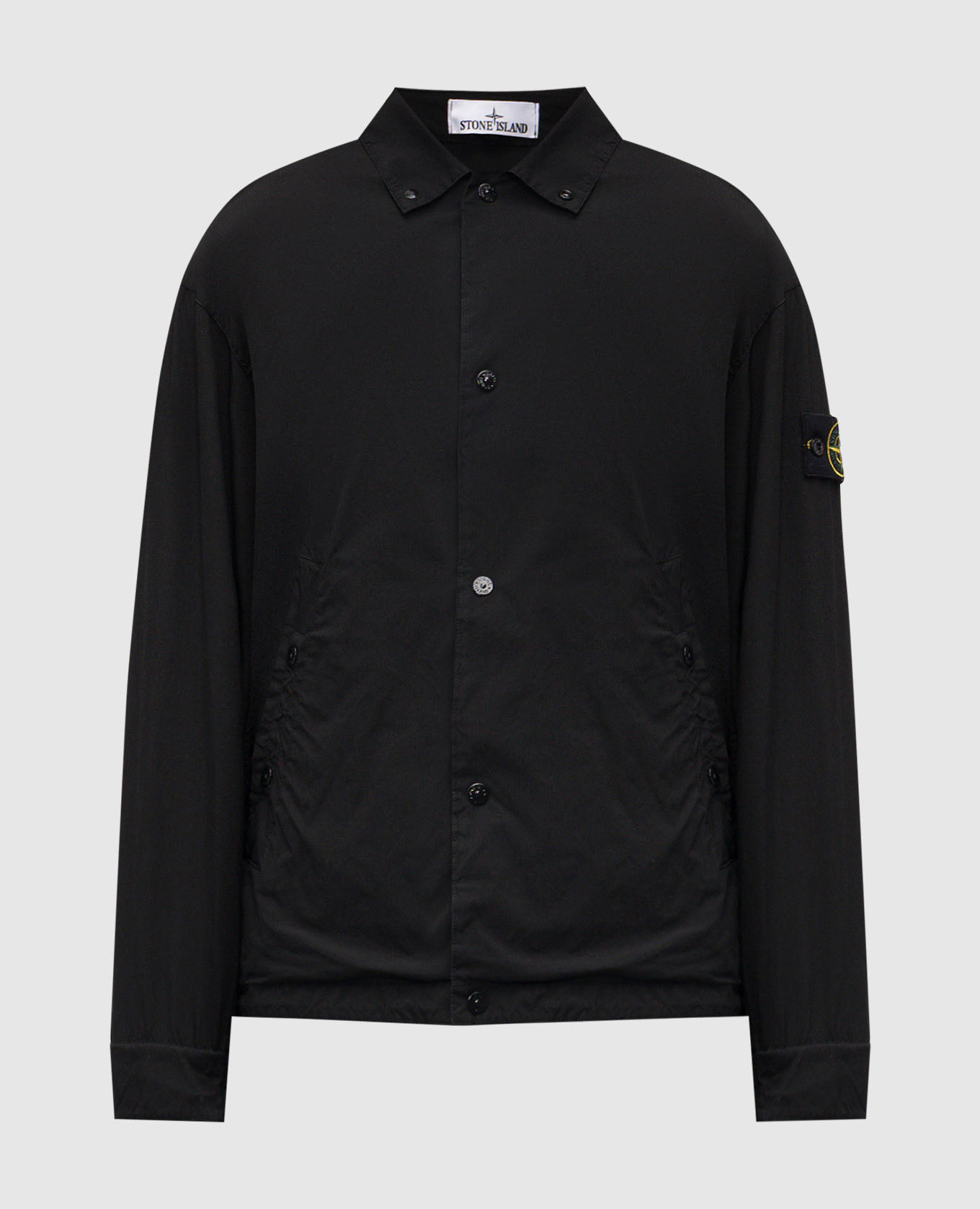 Black jacket with logo Stone Island
Black jacket with logo Stone Island