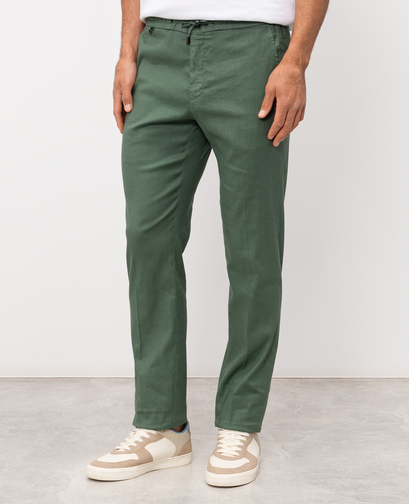 Green linen pants Stefano Ricci
Green linen pants Stefano Ricci
