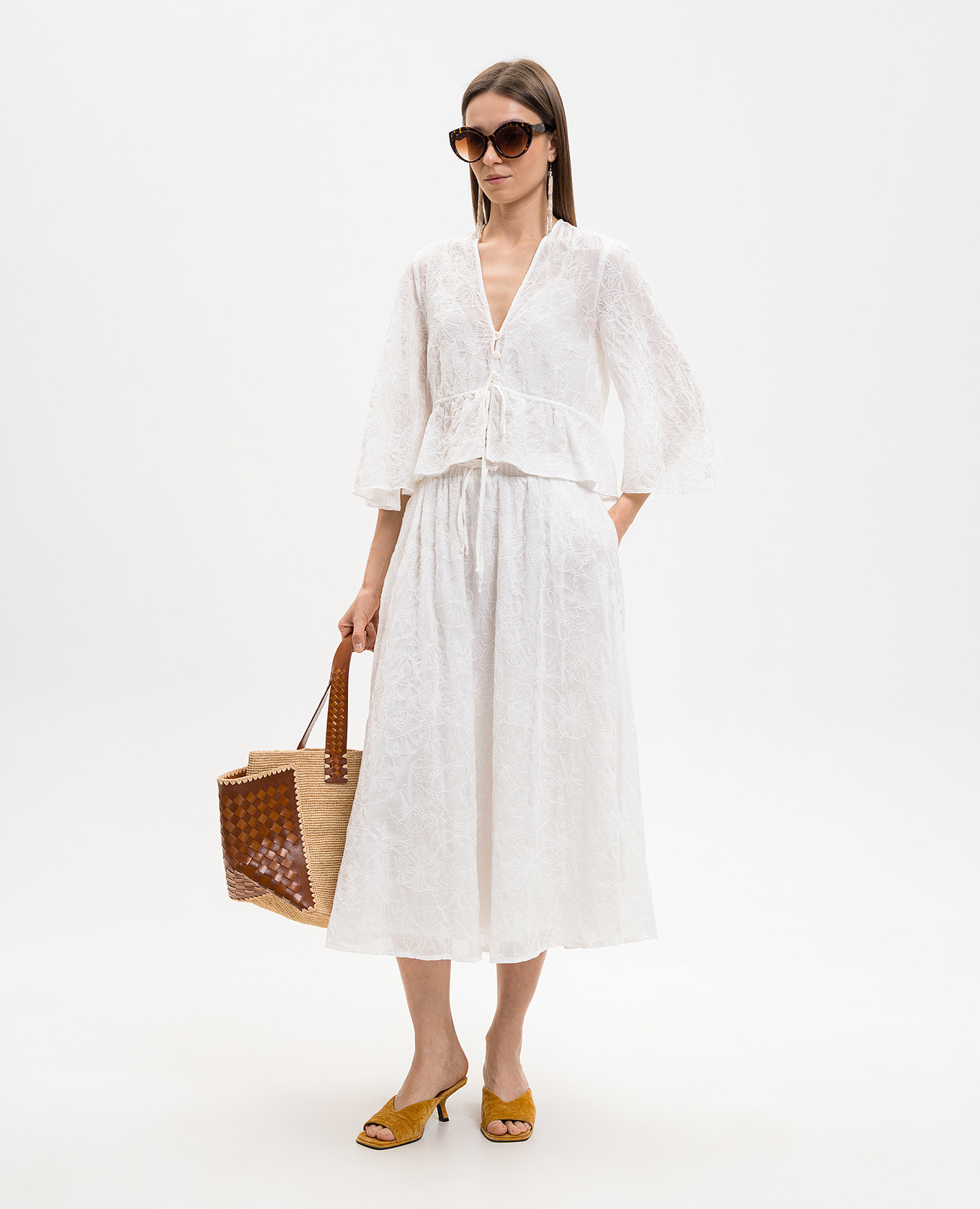 White silk blouse Ballantyne
White silk blouse Ballantyne