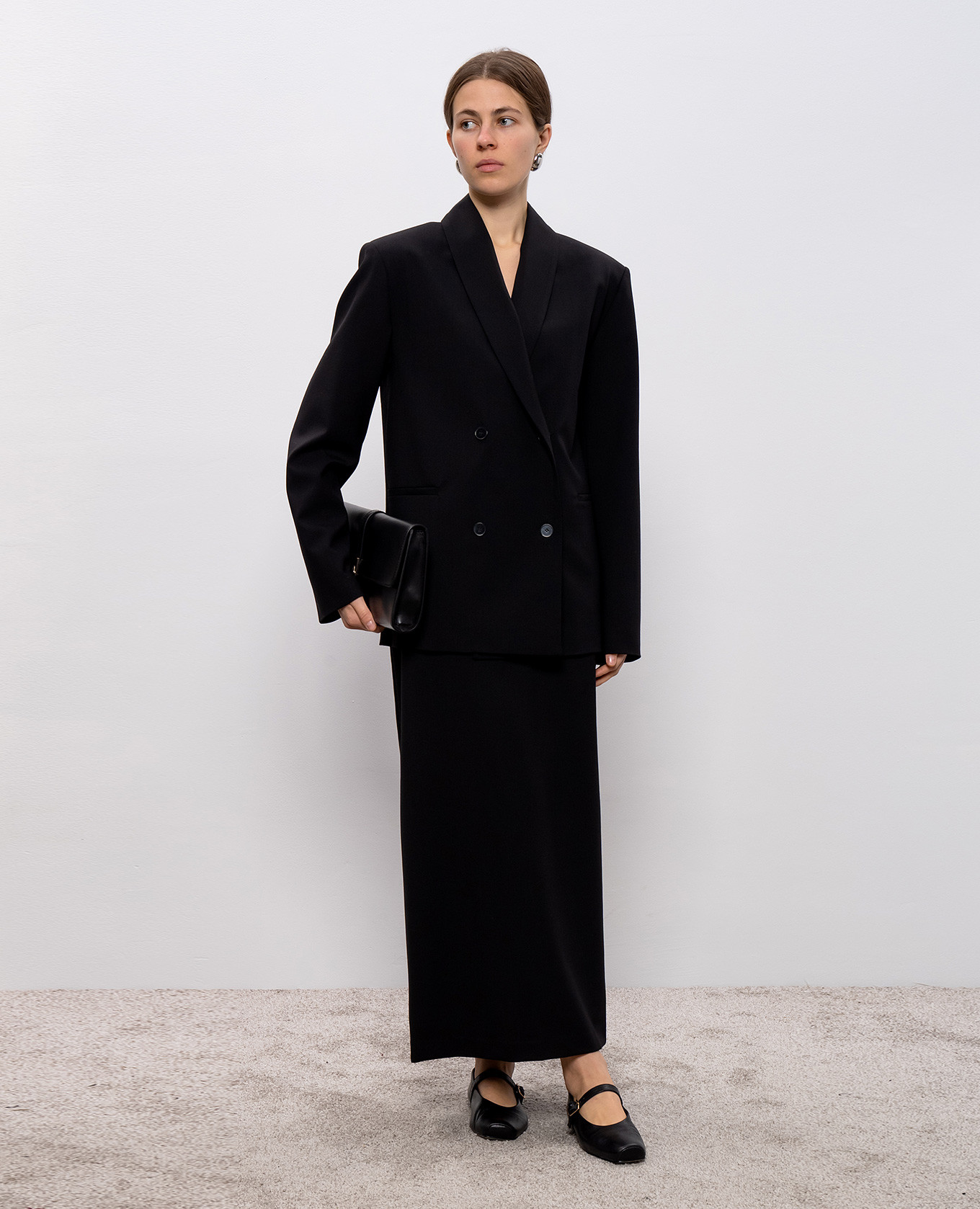 SAMOS black wool skirt Loulou de Saison
SAMOS black wool skirt Loulou de Saison