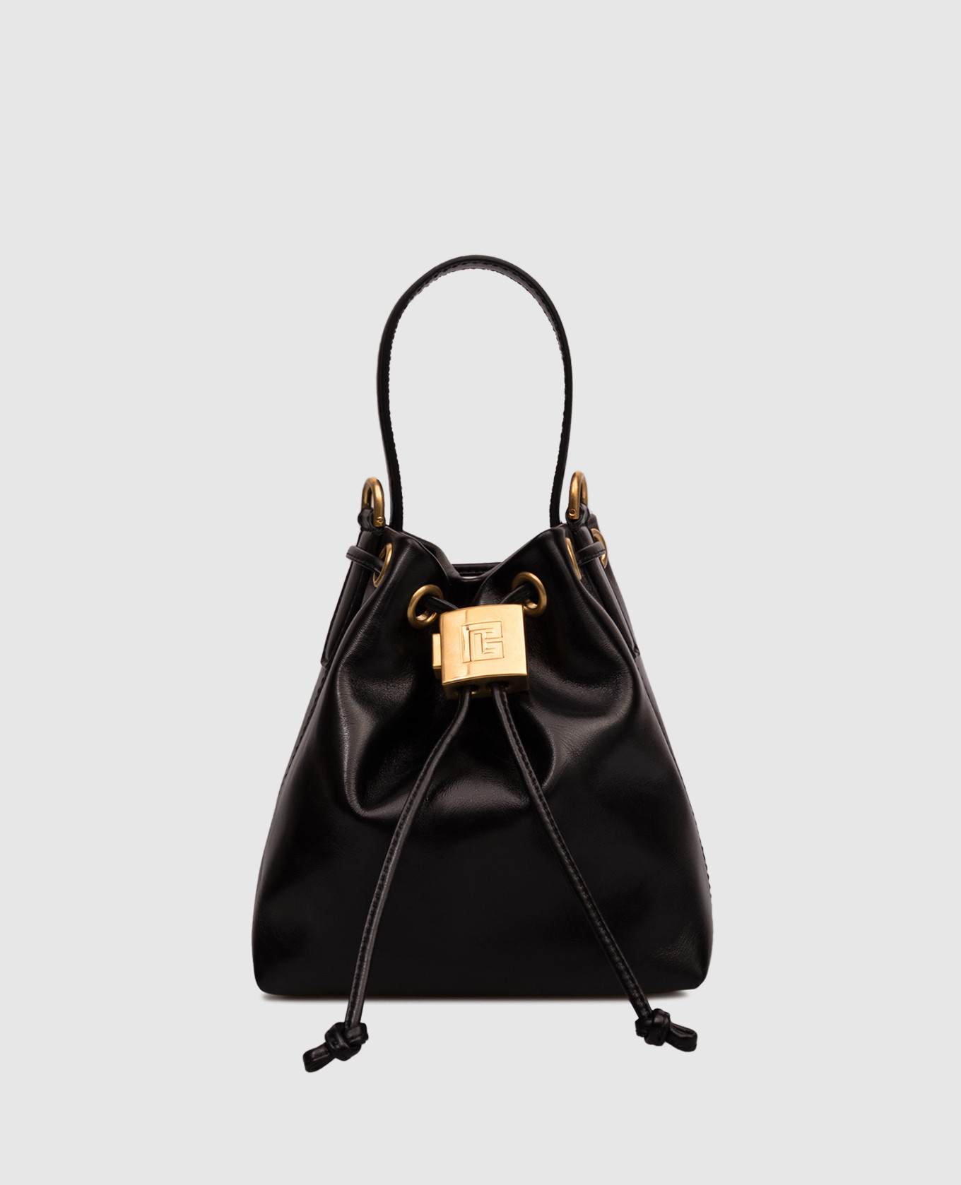 Black leather Pulse Bucket bag Balmain
Black leather Pulse Bucket bag Balmain