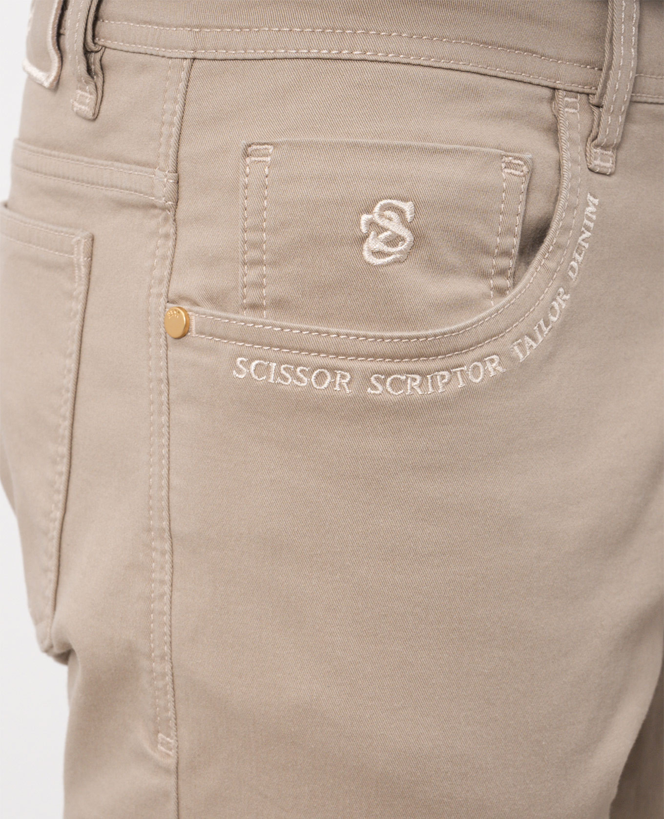 Beige jeans Costantino Scissor Scriptor
Beige jeans Costantino Scissor Scriptor
