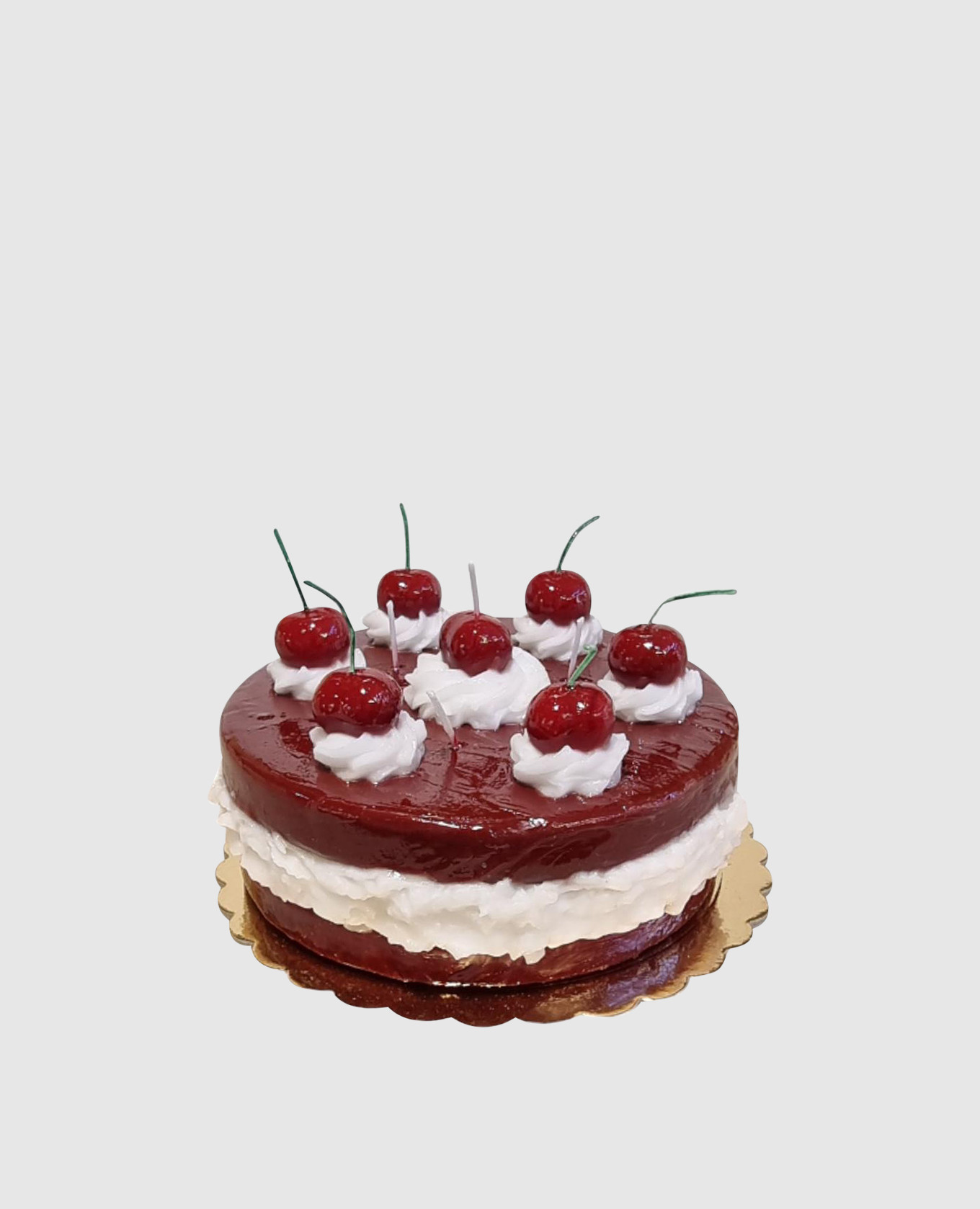 Scented candle in the shape of a cherry cheesecake Cereria Introna, Red
Scented candle in the shape of a cherry cheesecake Cereria Introna, Red