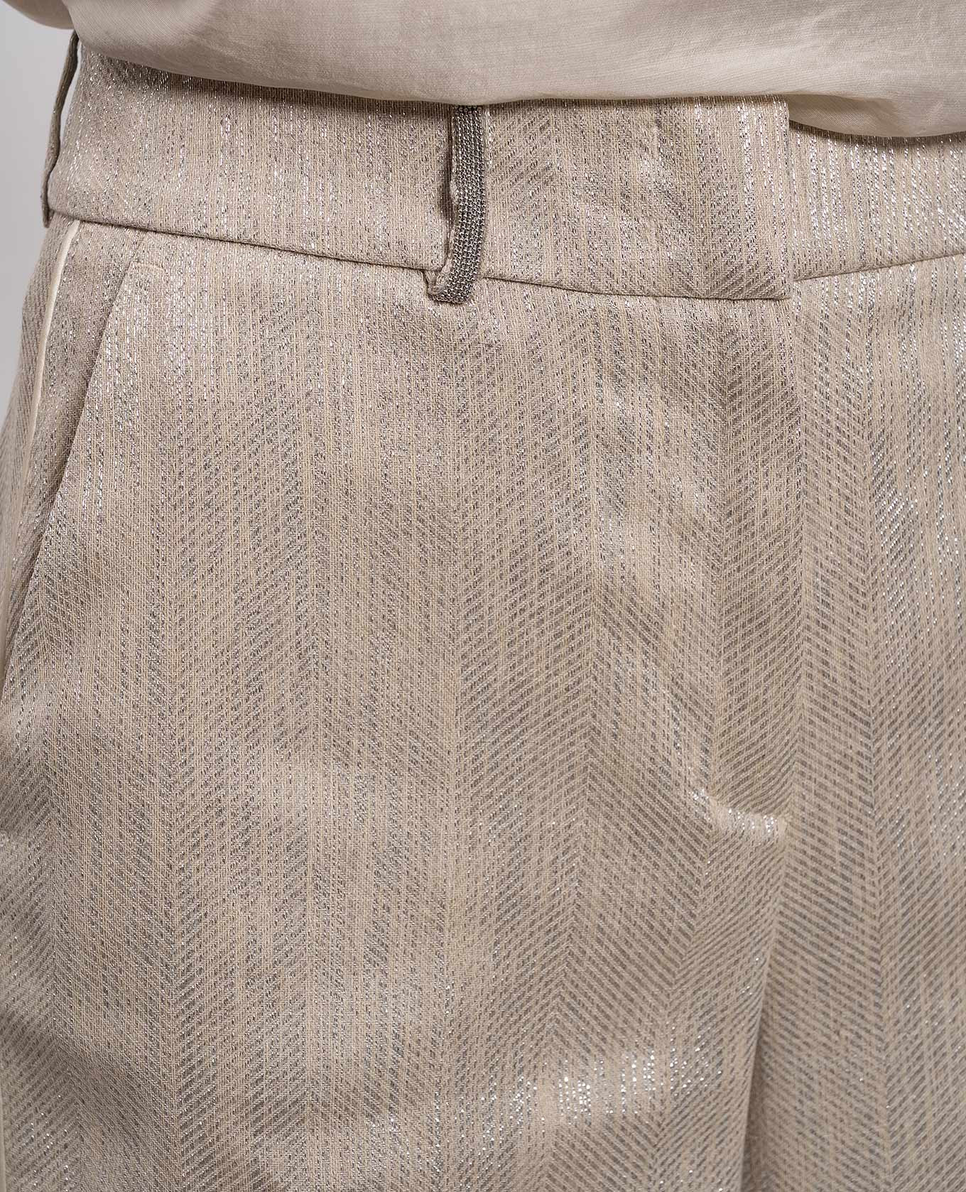 Beige linen pants with lurex Peserico
Beige linen pants with lurex Peserico