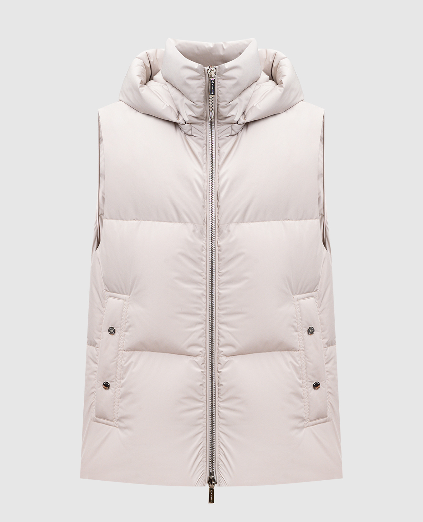 Beige down vest FUENTE MooRER
Beige down vest FUENTE MooRER